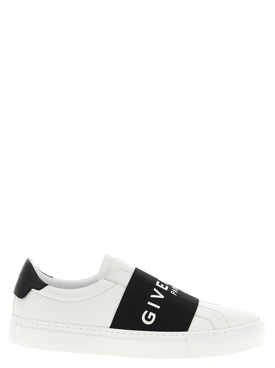 GIVENCHY Urban Street Sneakers In Leather With Elastic Band In Multi Product Image
