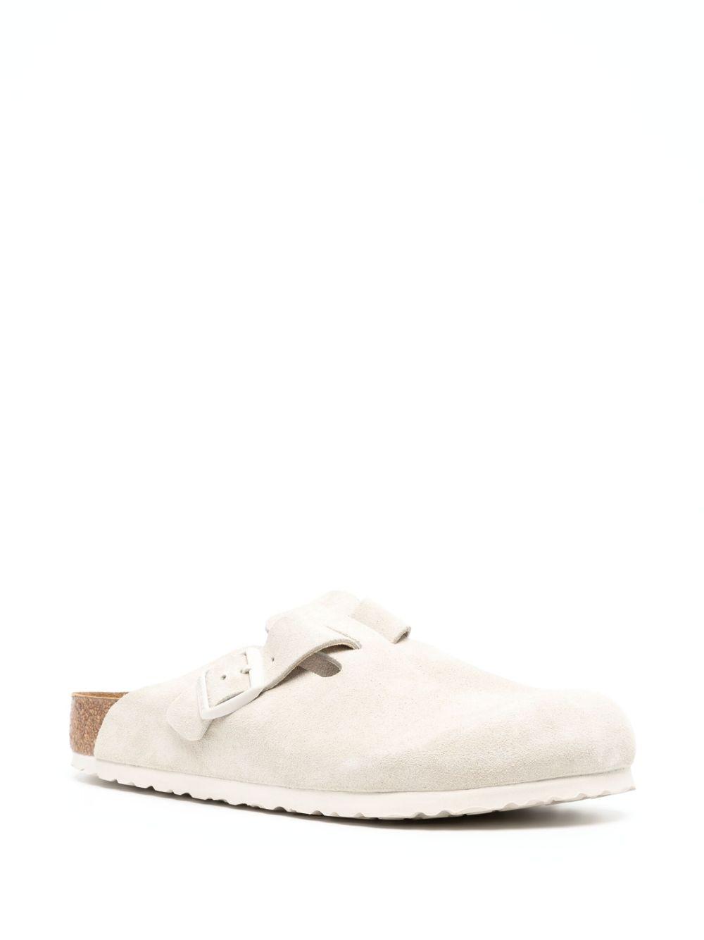 Boston Clog "Suede-Antique White" Product Image