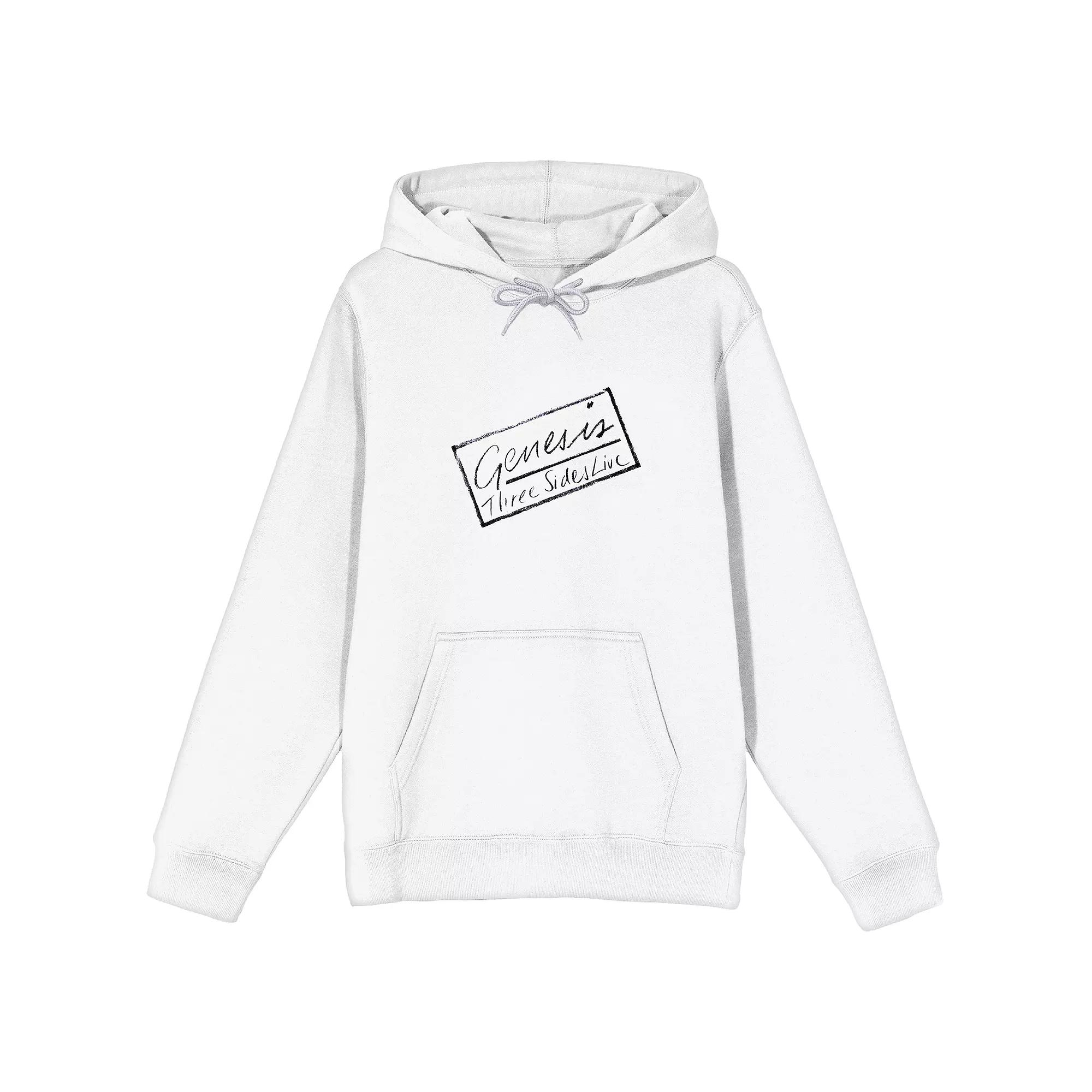 Men's Genesis Three Sides Live Graphic Hoodie, Size: XXL, White Product Image