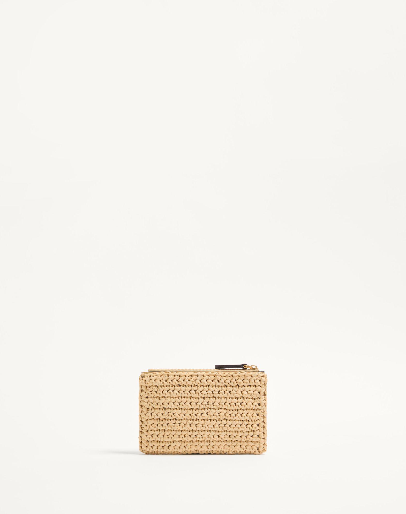 Valentino Garavani Viva Superstar Synthetic Raffia Pouch Product Image