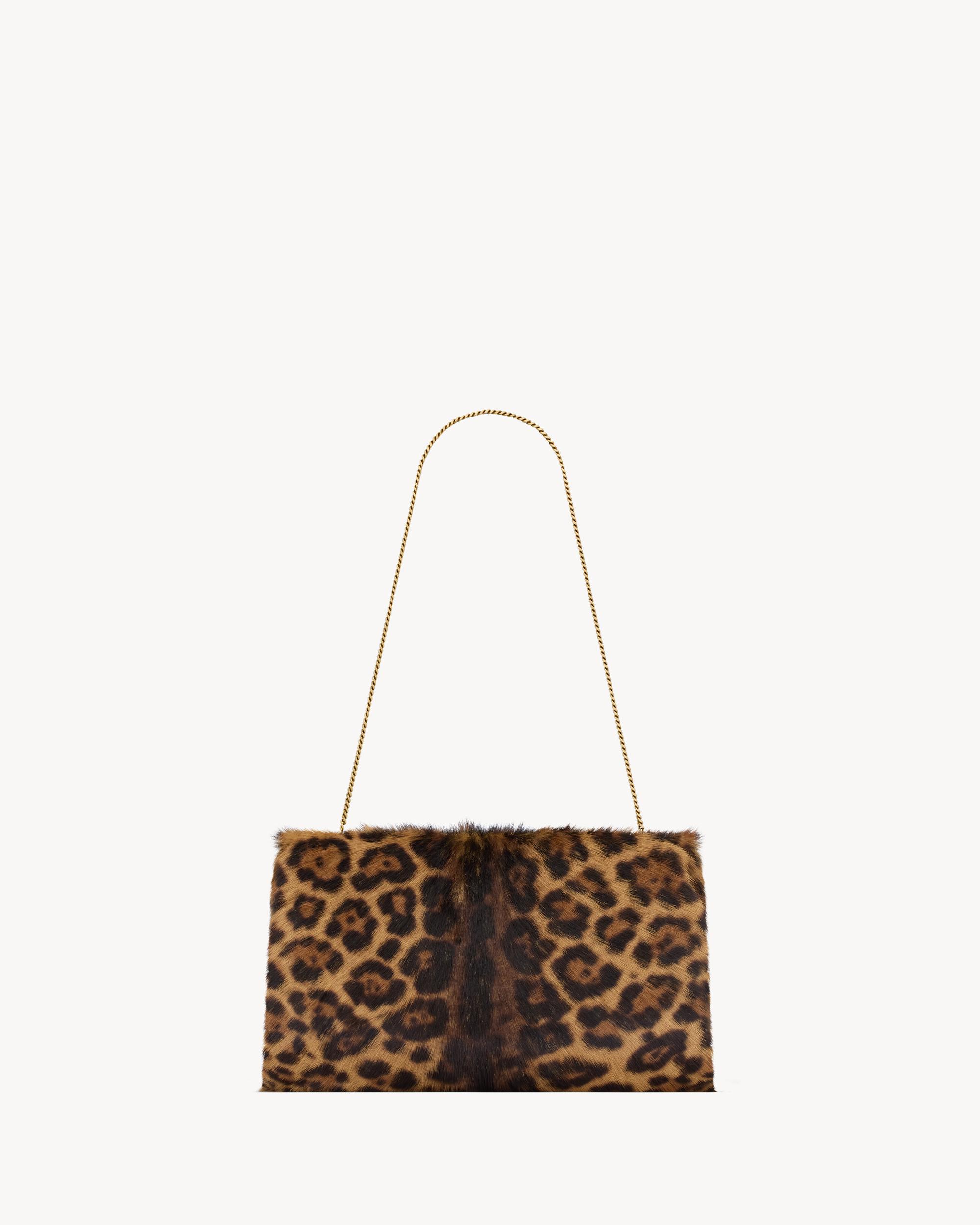 SAINT LAURENT CLUTCH large in pony hair leather Product Image
