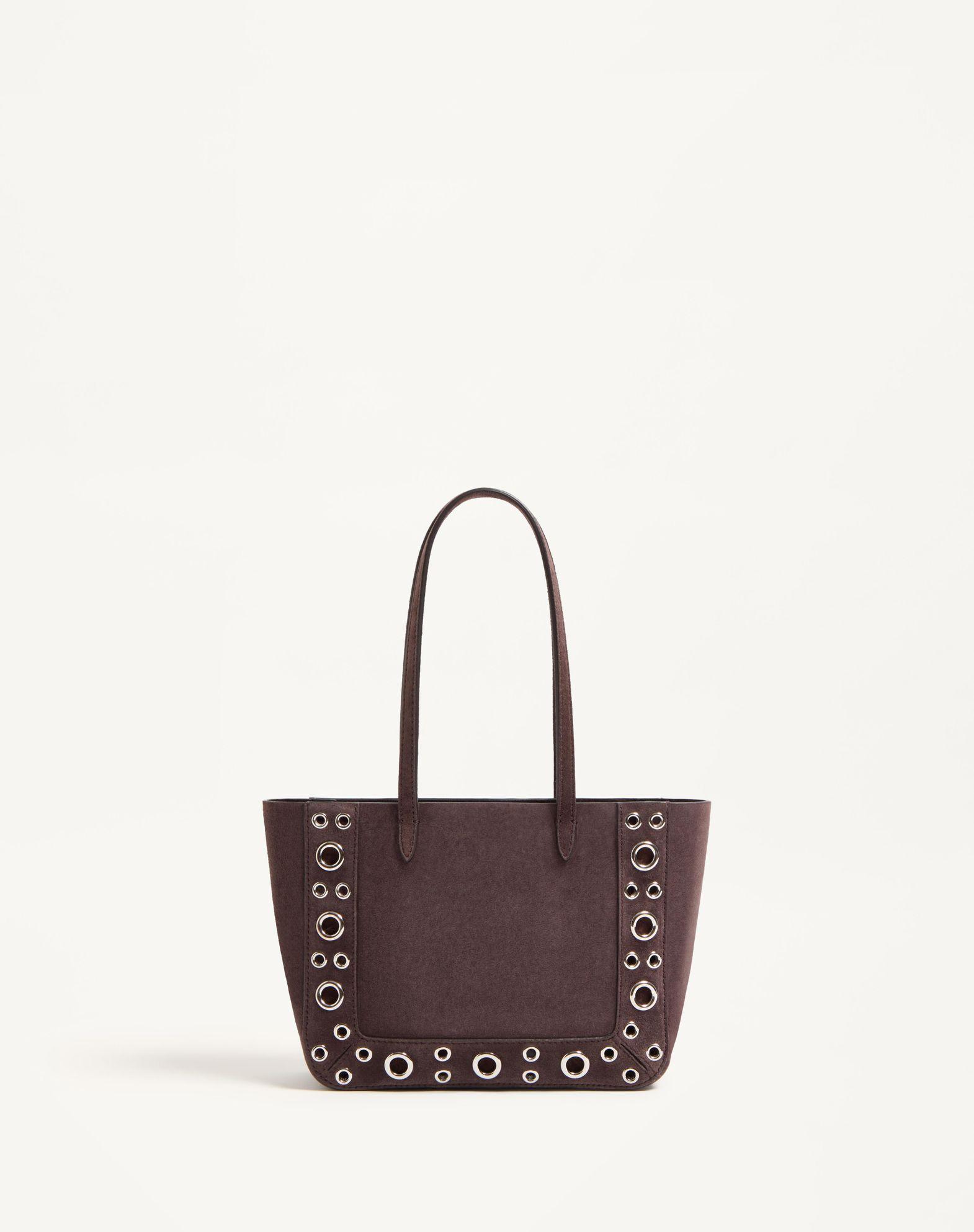Valentino Garavani Nellcôte Mini Suede Shopping Bag Product Image
