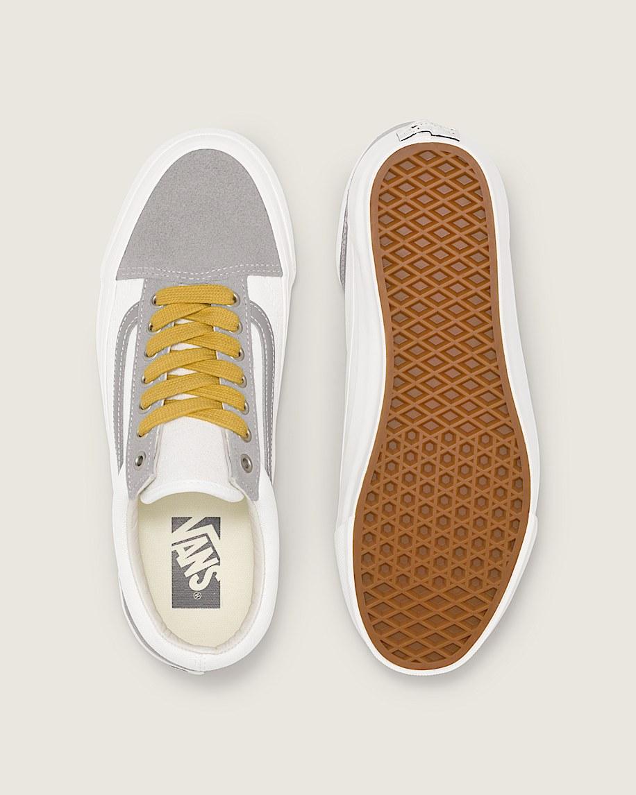 Premium Old Skool Shoe in Grey / Marshmallow White| Vans US Product Image