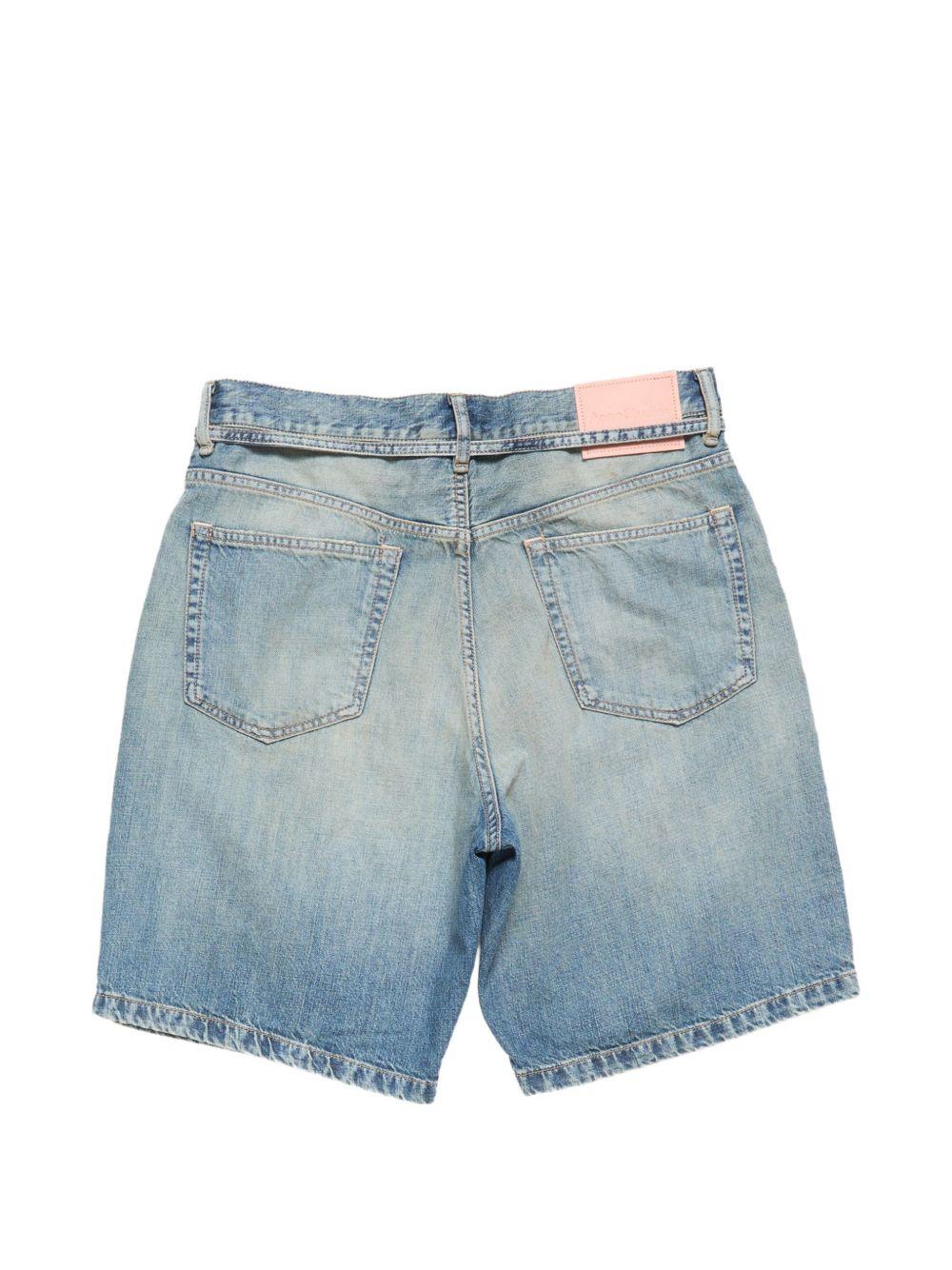 distressed denim shorts Product Image