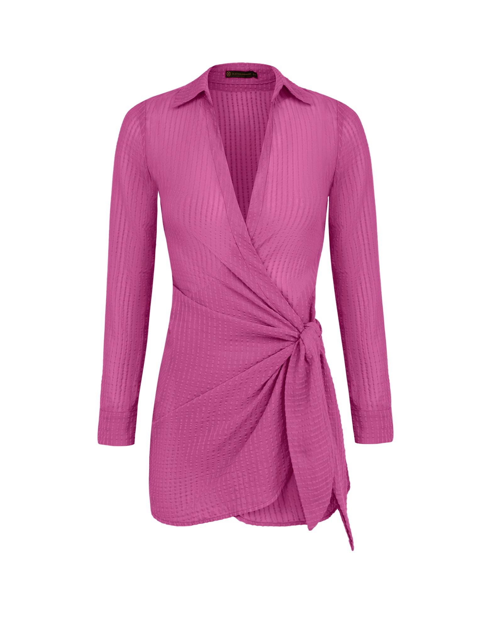 Lia Short Cover Up - French Rose Product Image