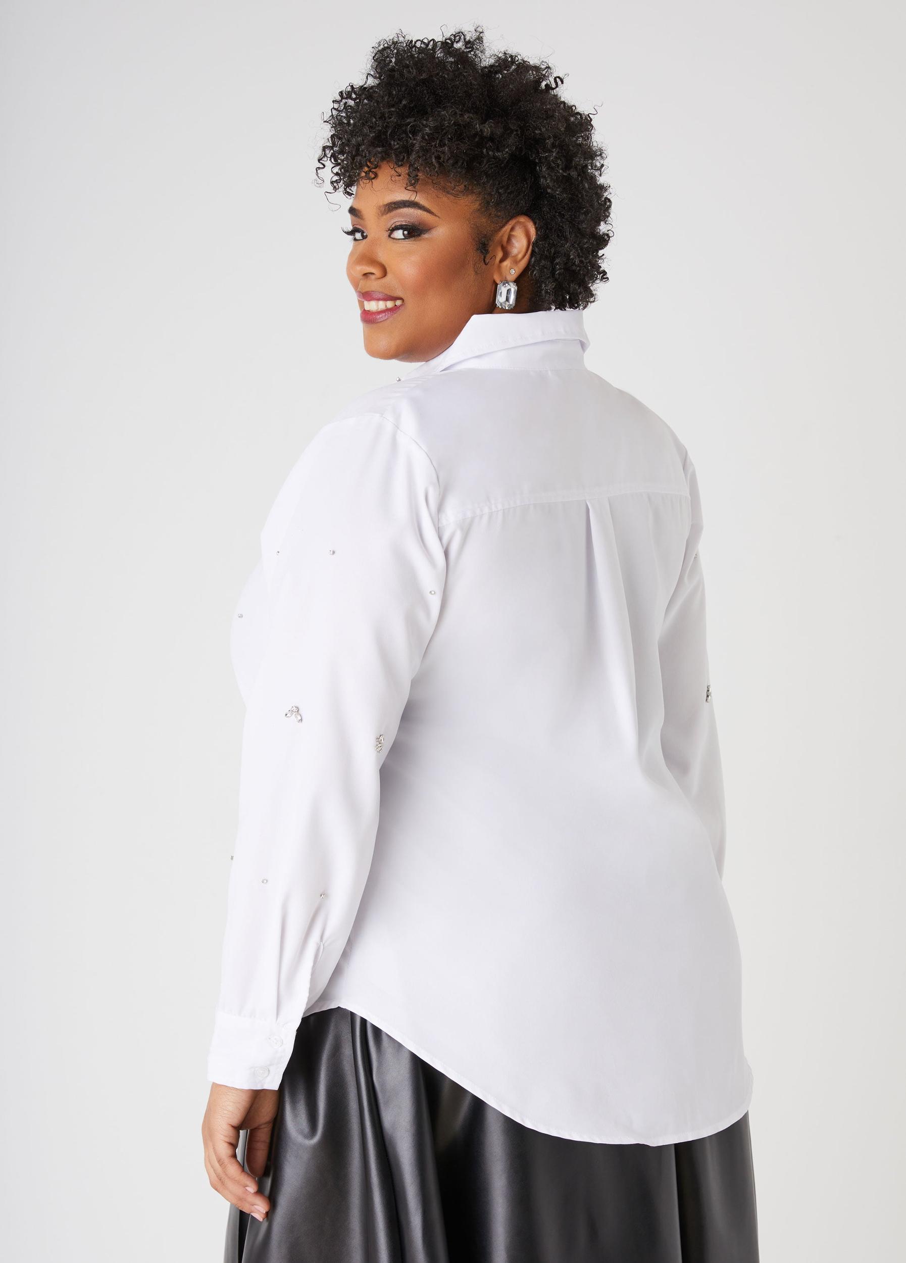 Crystal Cotton Poplin Shirt Product Image