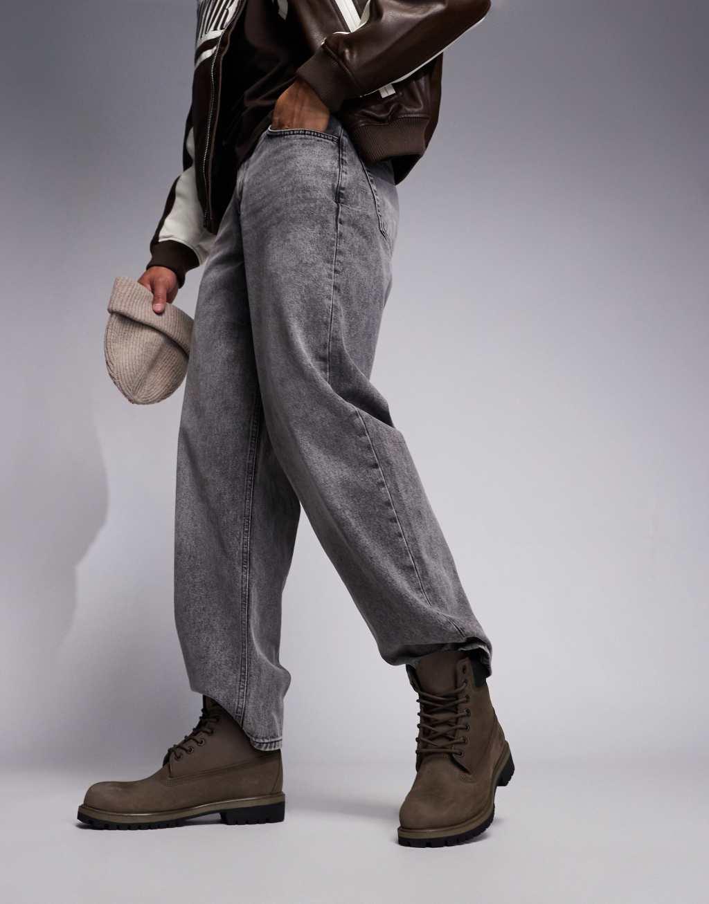 Timberland 6 inch lace up waterproof boots in brown Product Image