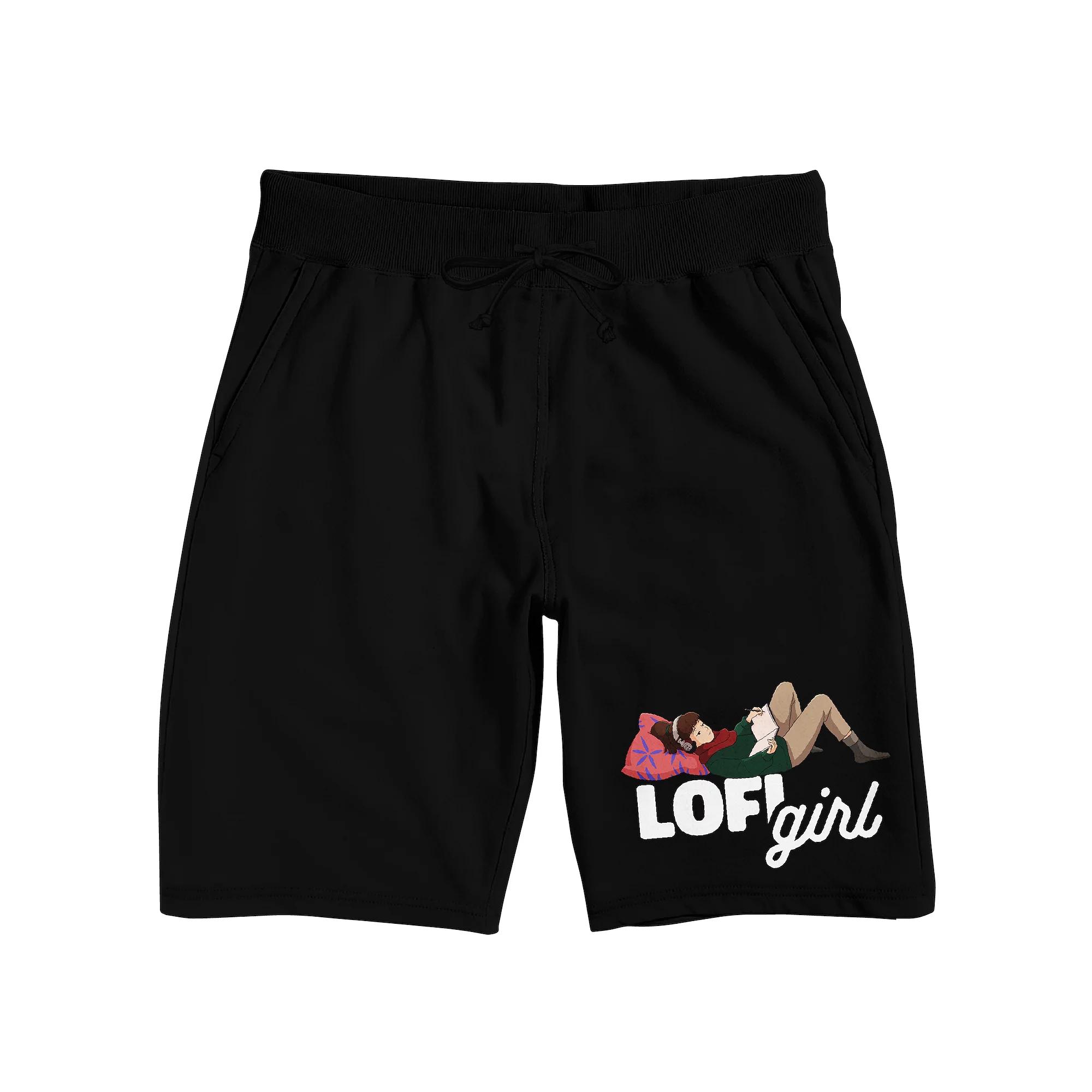 Men's Lofi Girl Pajama Shorts,  Product Image