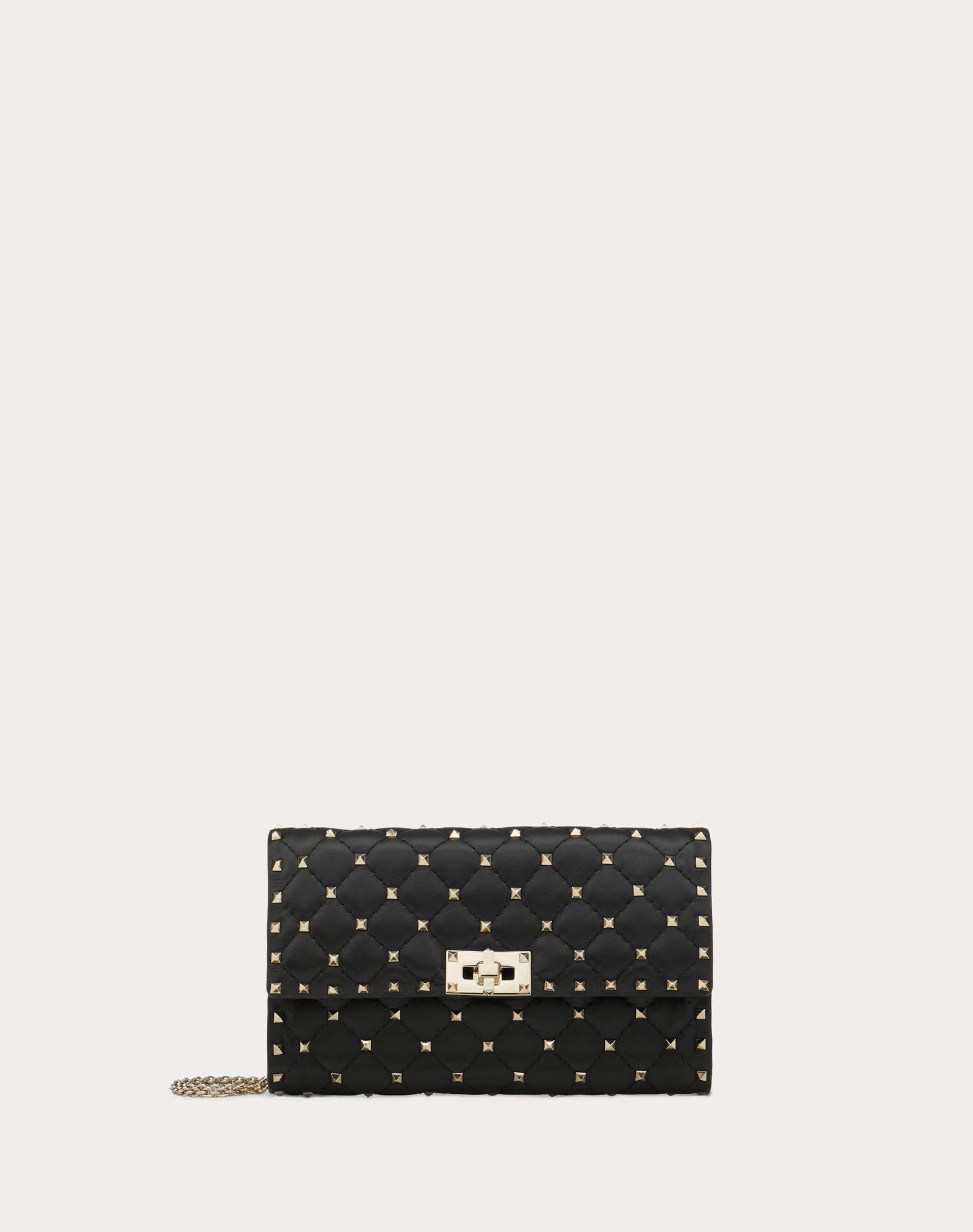 Rockstud Spike Nappa Leather Crossbody Clutch Bag Product Image