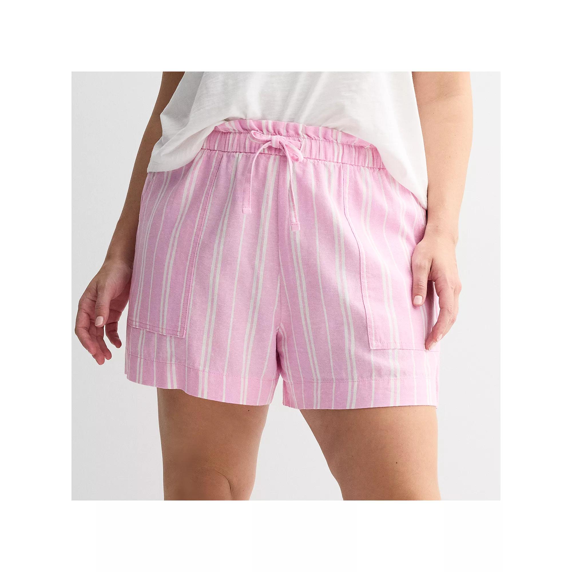 Plus Size Sonoma Goods For Life Femme Shorts, Womens Product Image