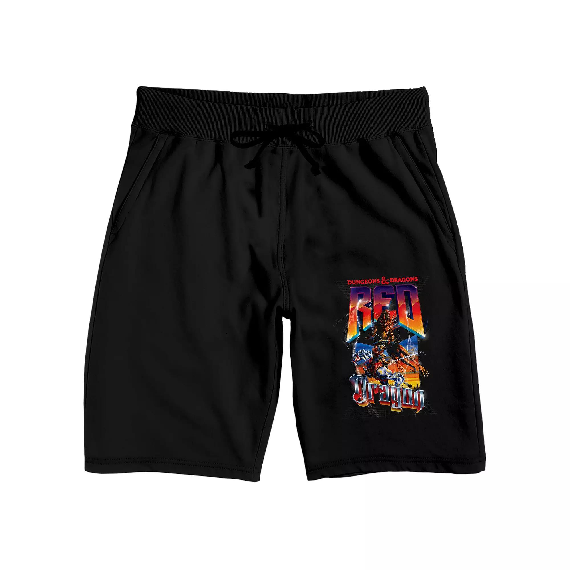 Men's Dungeons & Dragons Red Lich 9" Pajama Shorts,  Product Image