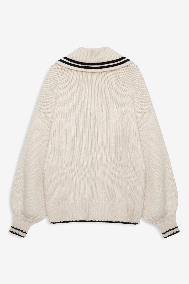 Marina Knit Cardigan — Tan Product Image