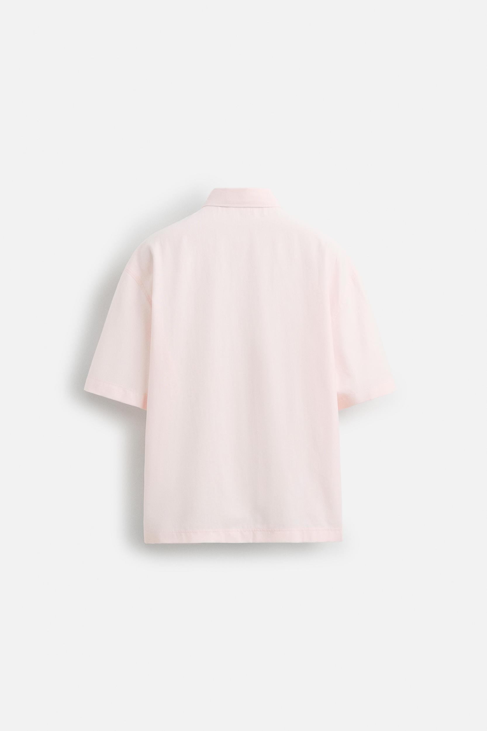 CONTRAST EMBROIDERY SHIRT Product Image