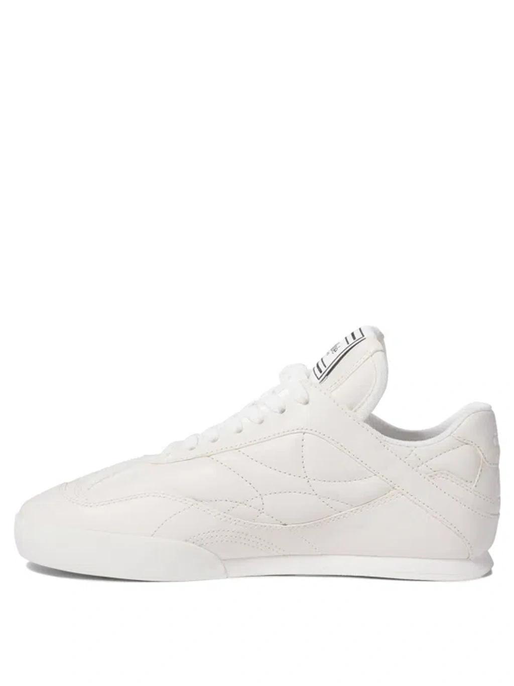 CHLOÉ Womens Chloe Kick Brand-patch Leather Low-top Trainers In White Product Image