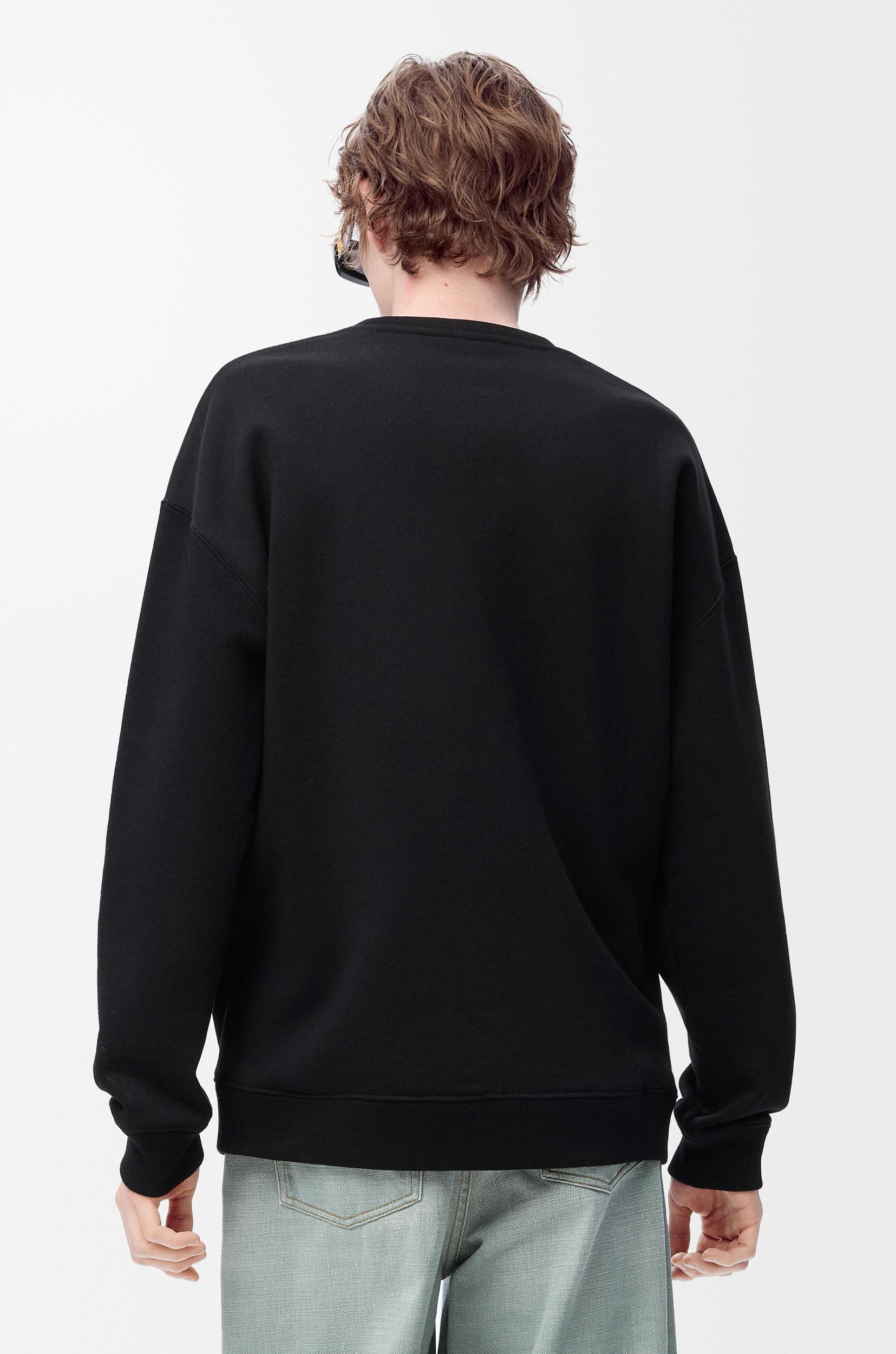 Regular fit sweatshirt in cotton Product Image