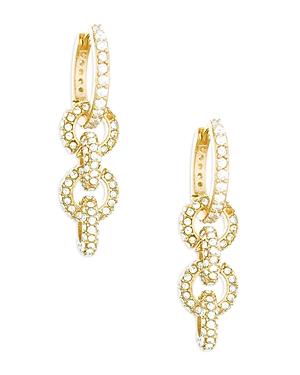 Ettika Multi Ring Crystal Dangle Earrings Product Image
