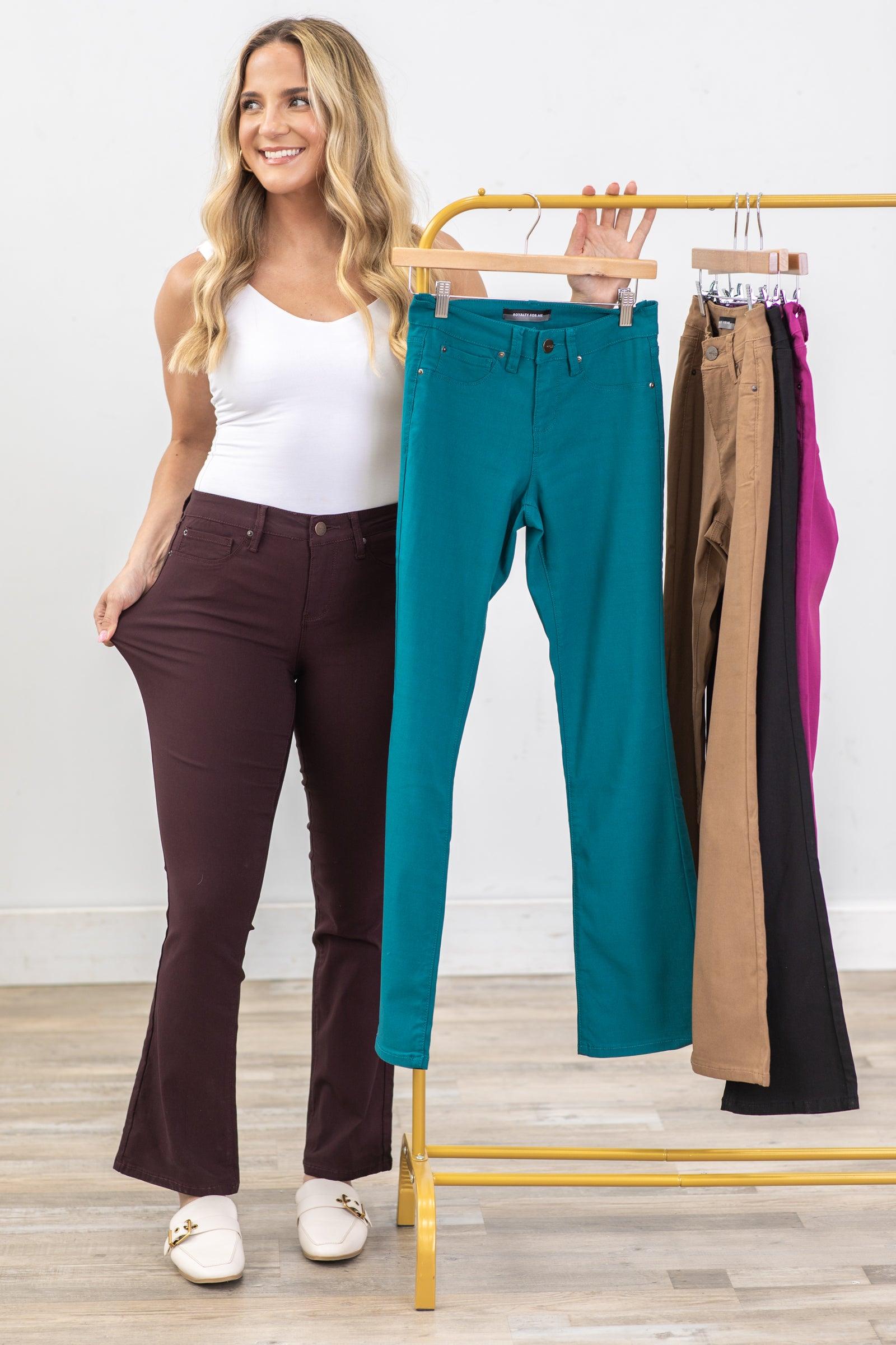 YMI Hyperstretch Mid Rise Bootcut Pants Product Image