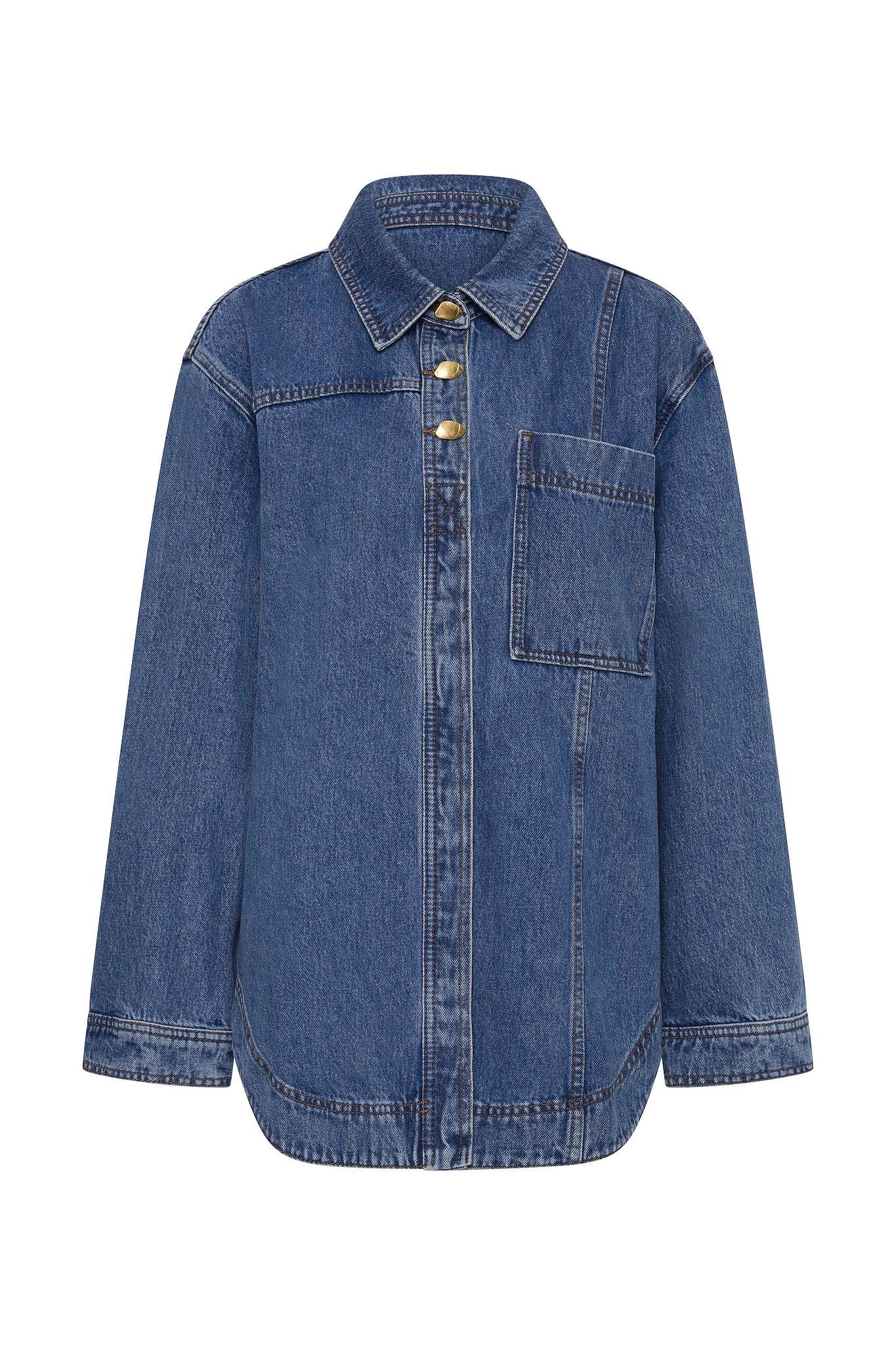 Rylan Long Sleeve Denim Shirt Product Image