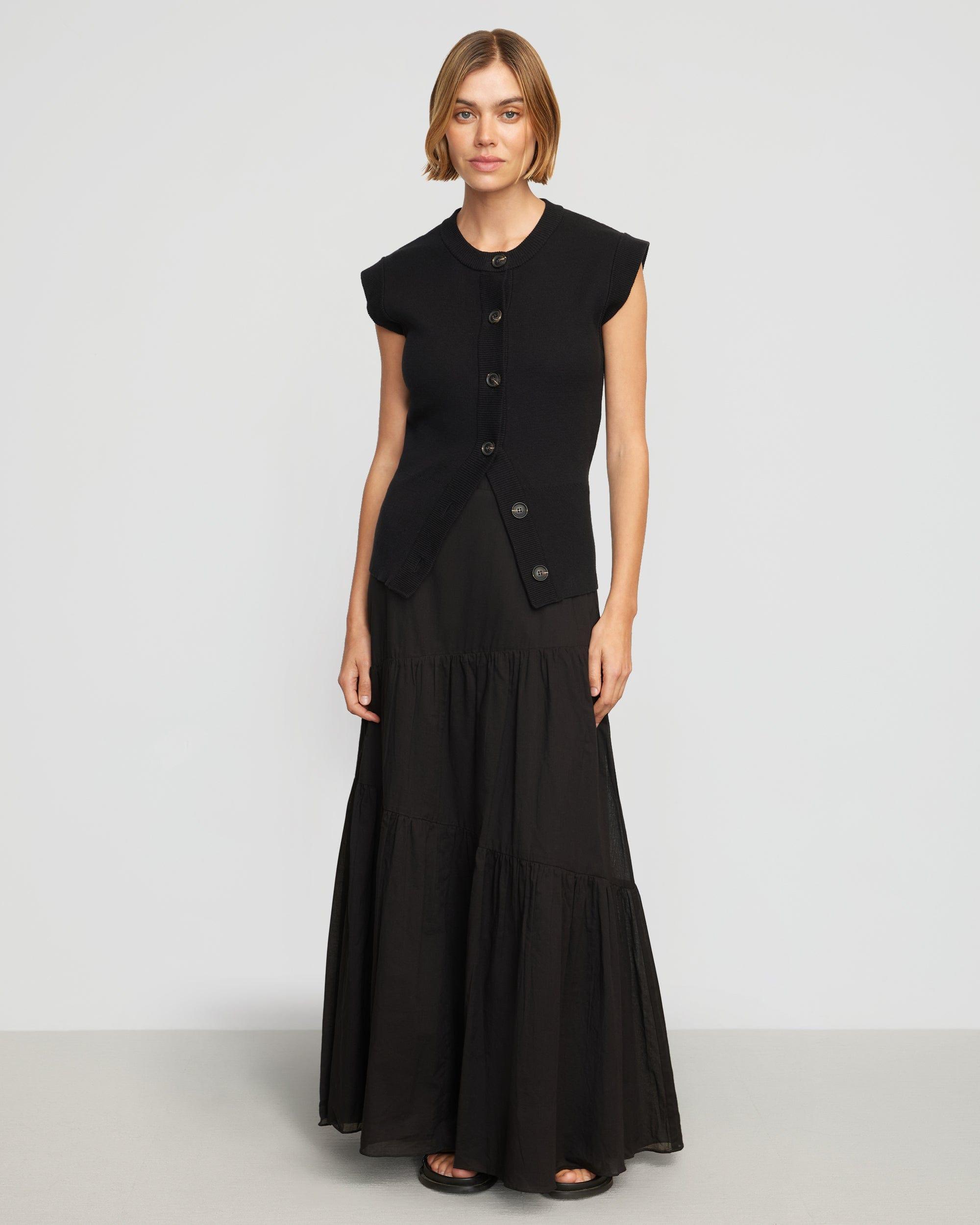 Solea Button Knit Vest Product Image