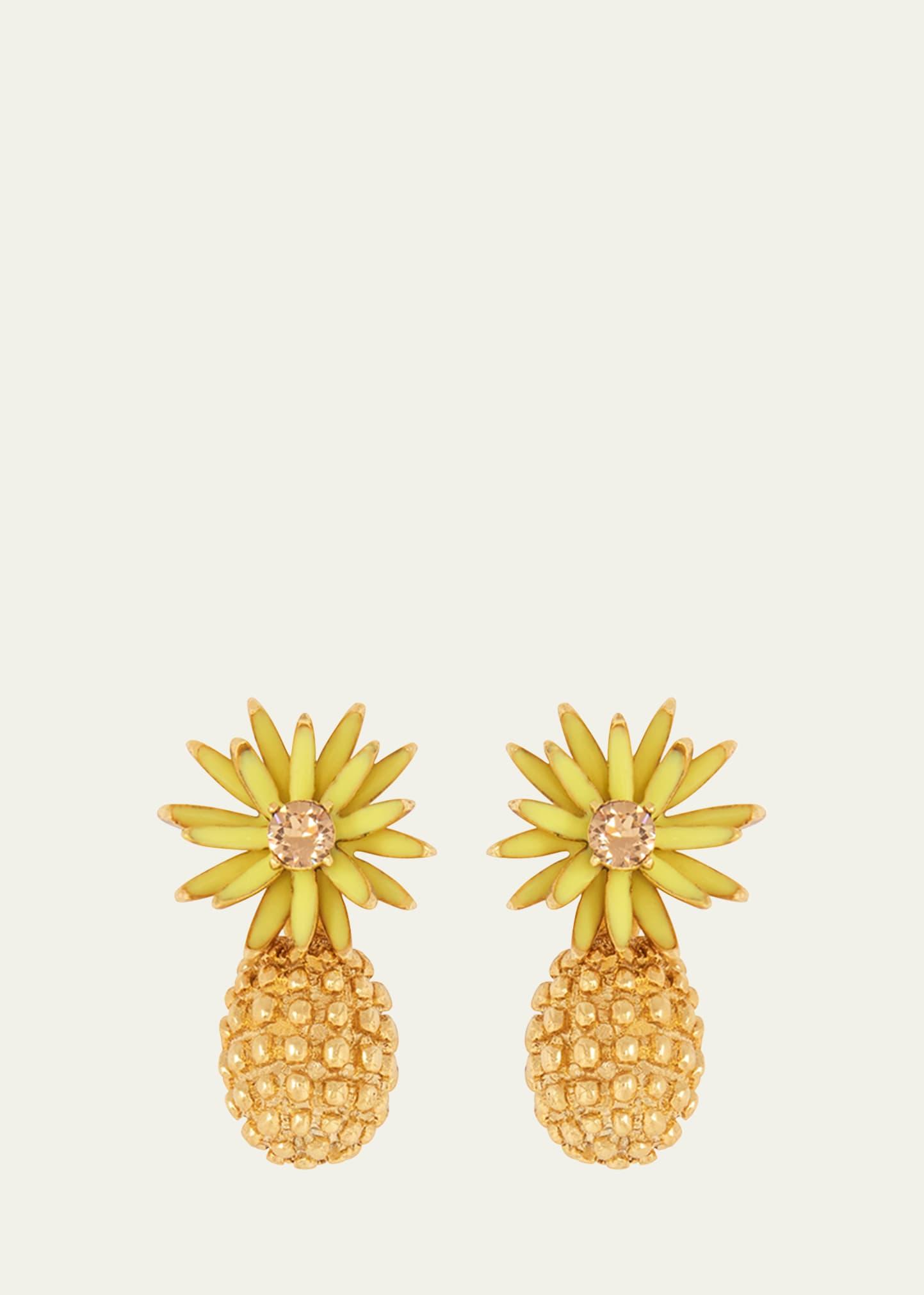 Flower Post with Cactus Drop Earrings Product Image