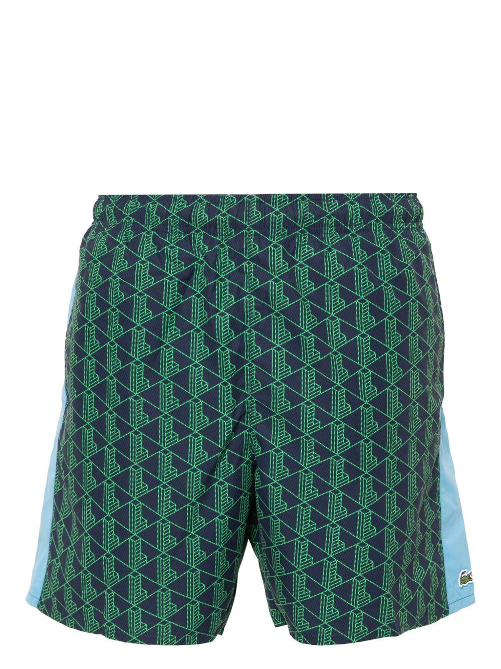 monogram-print swim shorts Product Image