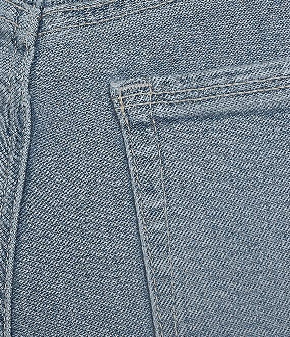 Good American Soft Tech Good Skate Cropped Wide Leg Jeans Product Image