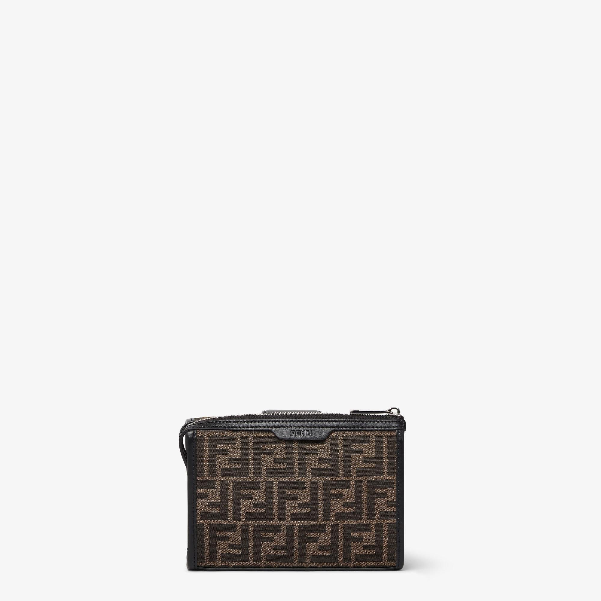 Double BaguetteBrown FF jacquard bag Product Image