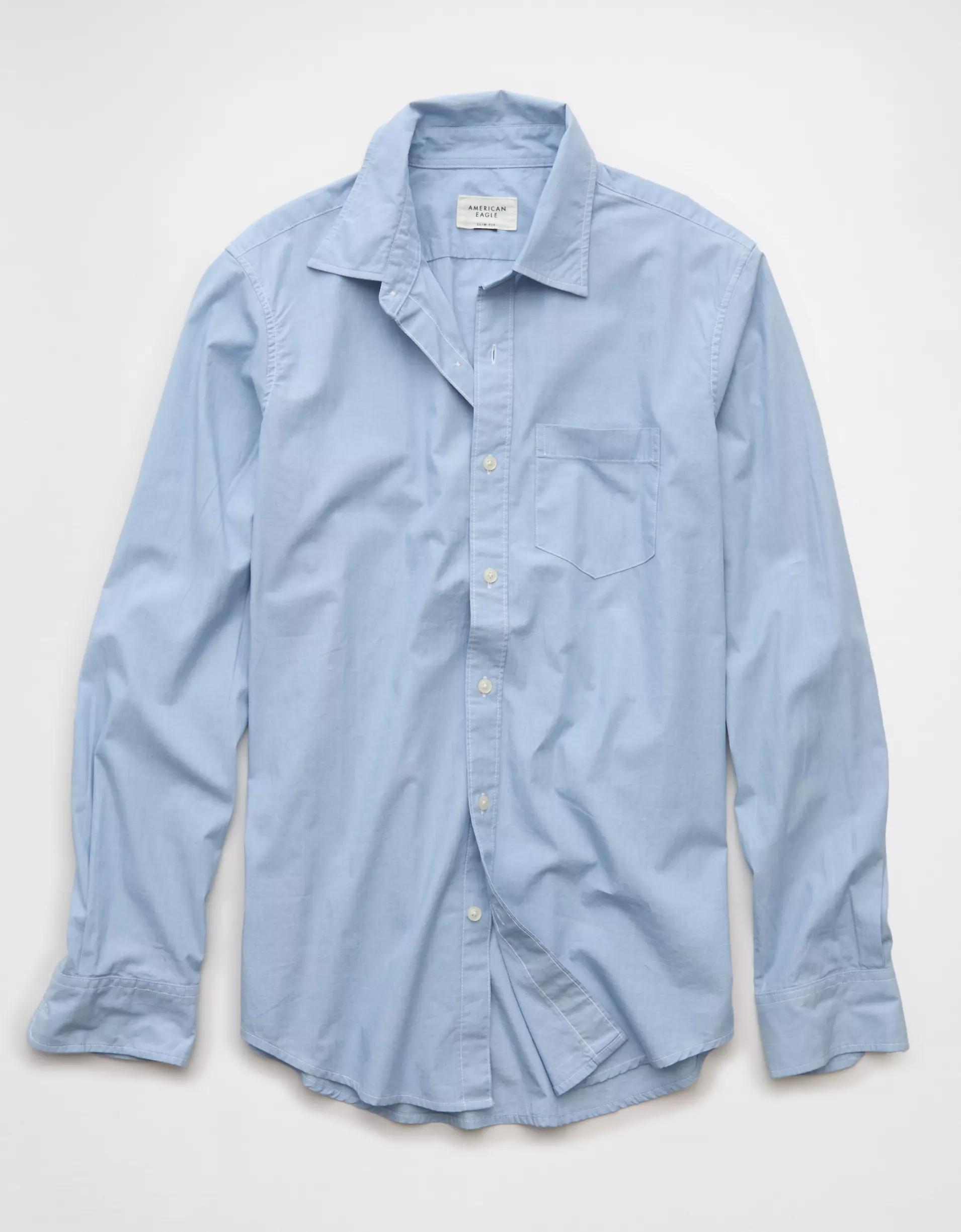 AE Everyday Slim Fit Poplin Button-Up Shirt Men's Product Image