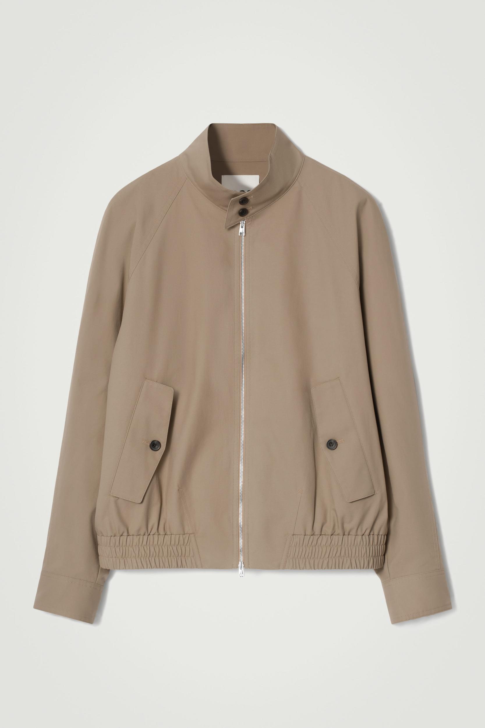 WATER-REPELLENT HARRINGTON JACKET Product Image