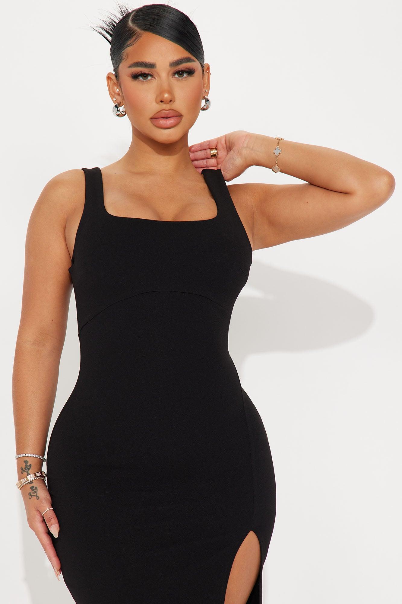 Valentina Midi Dress - Black Product Image