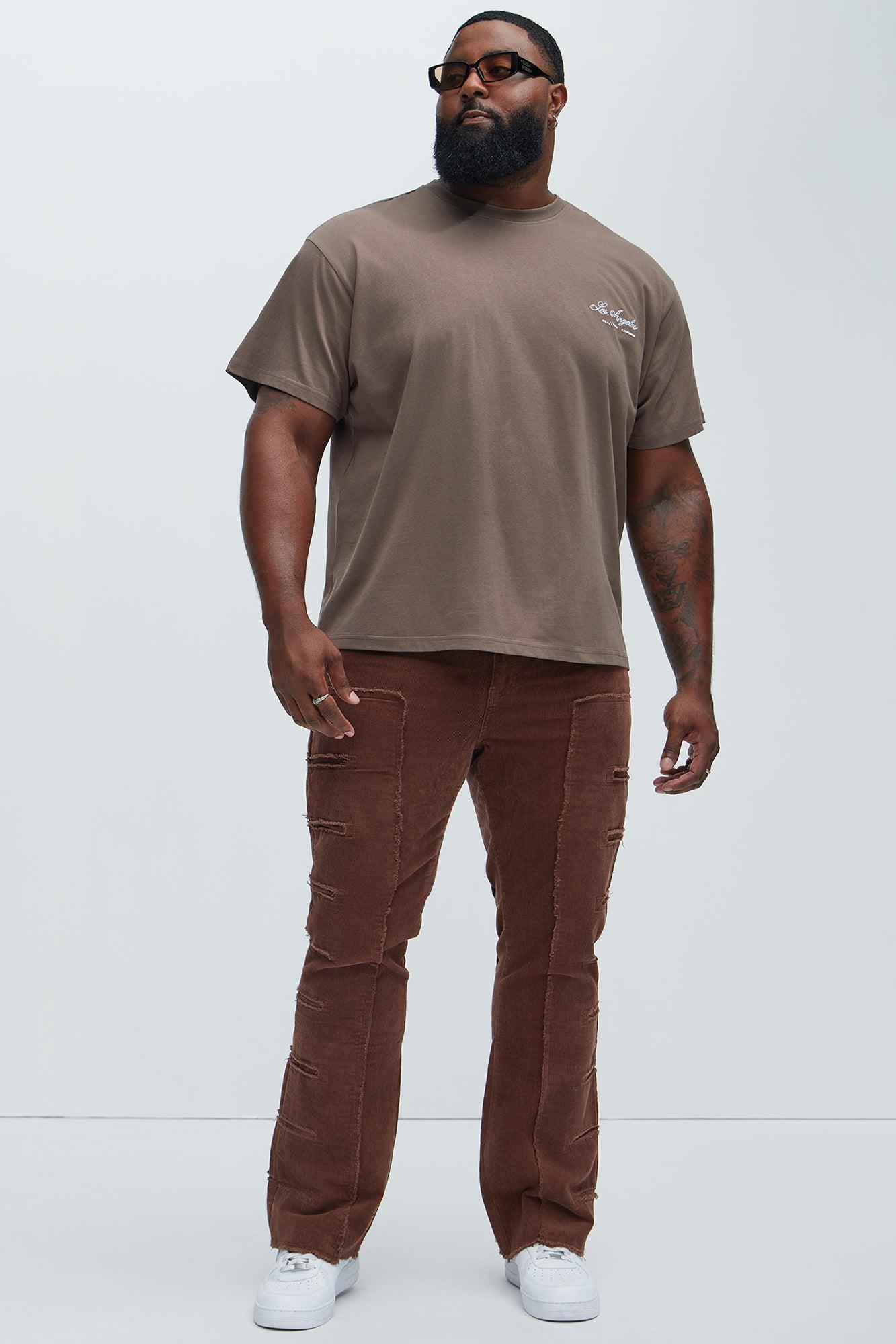 DTLA / 90012 Short Sleeve Tee - Brown Product Image