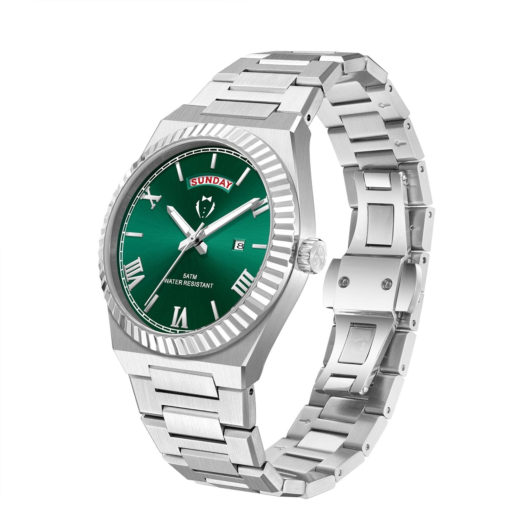 BLACK TIE MENS DIAMOND CUT WATCH Product Image