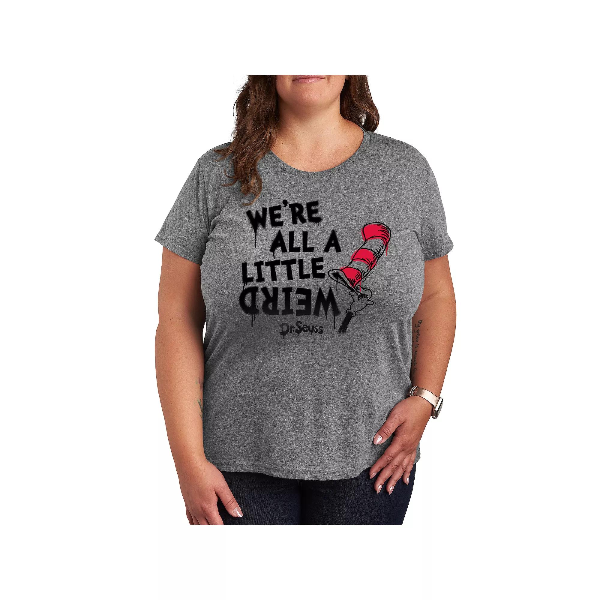Plus Dr. Seuss A Little Weird Graphic Tee, Women's,  Product Image