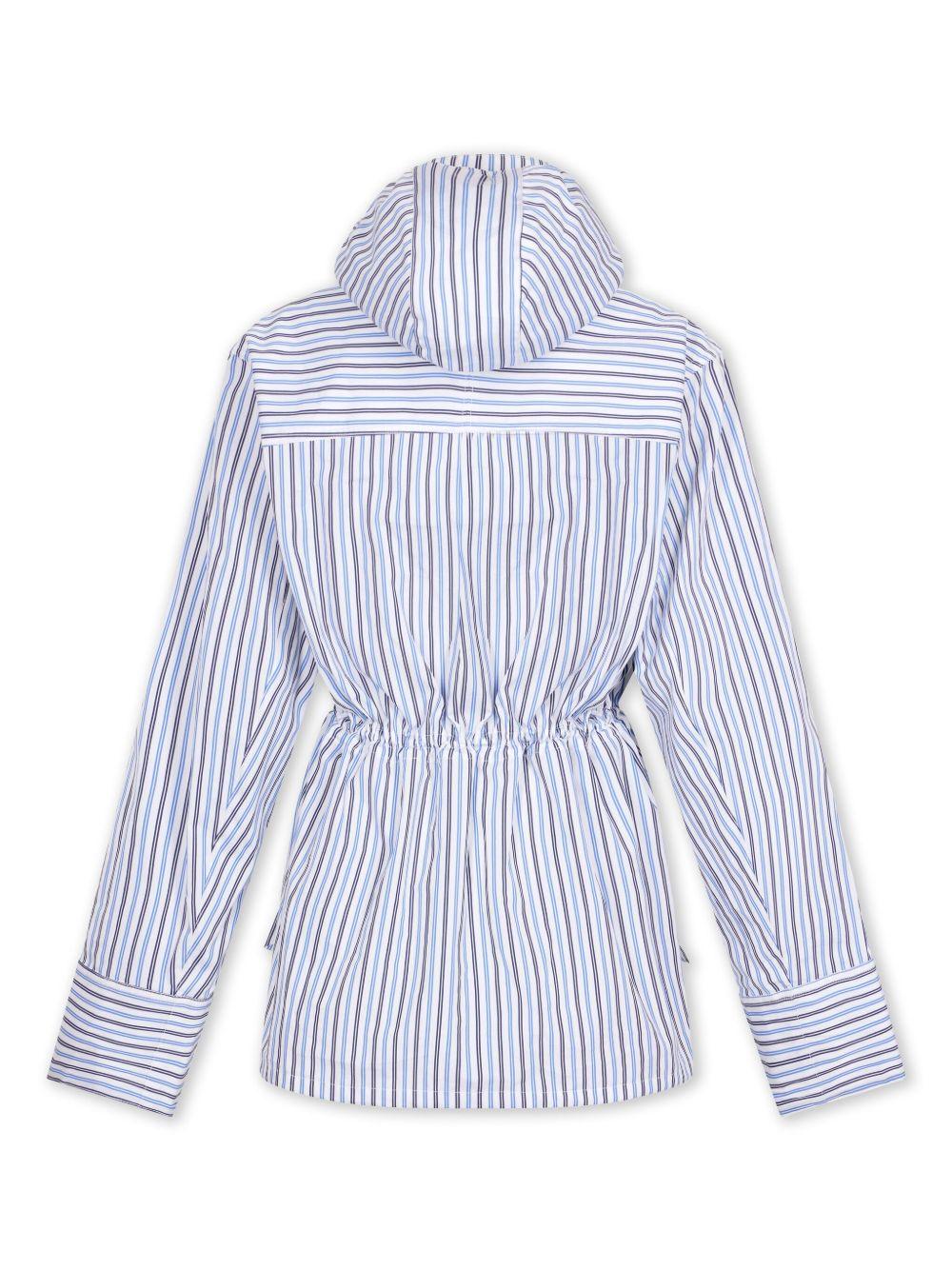striped hooded jacket Product Image