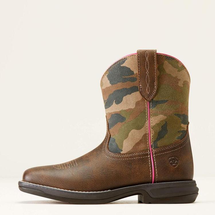 SALE Ariat® Ladies' Anthem Brown Bomber/Camo Shortie Myra Boots Product Image