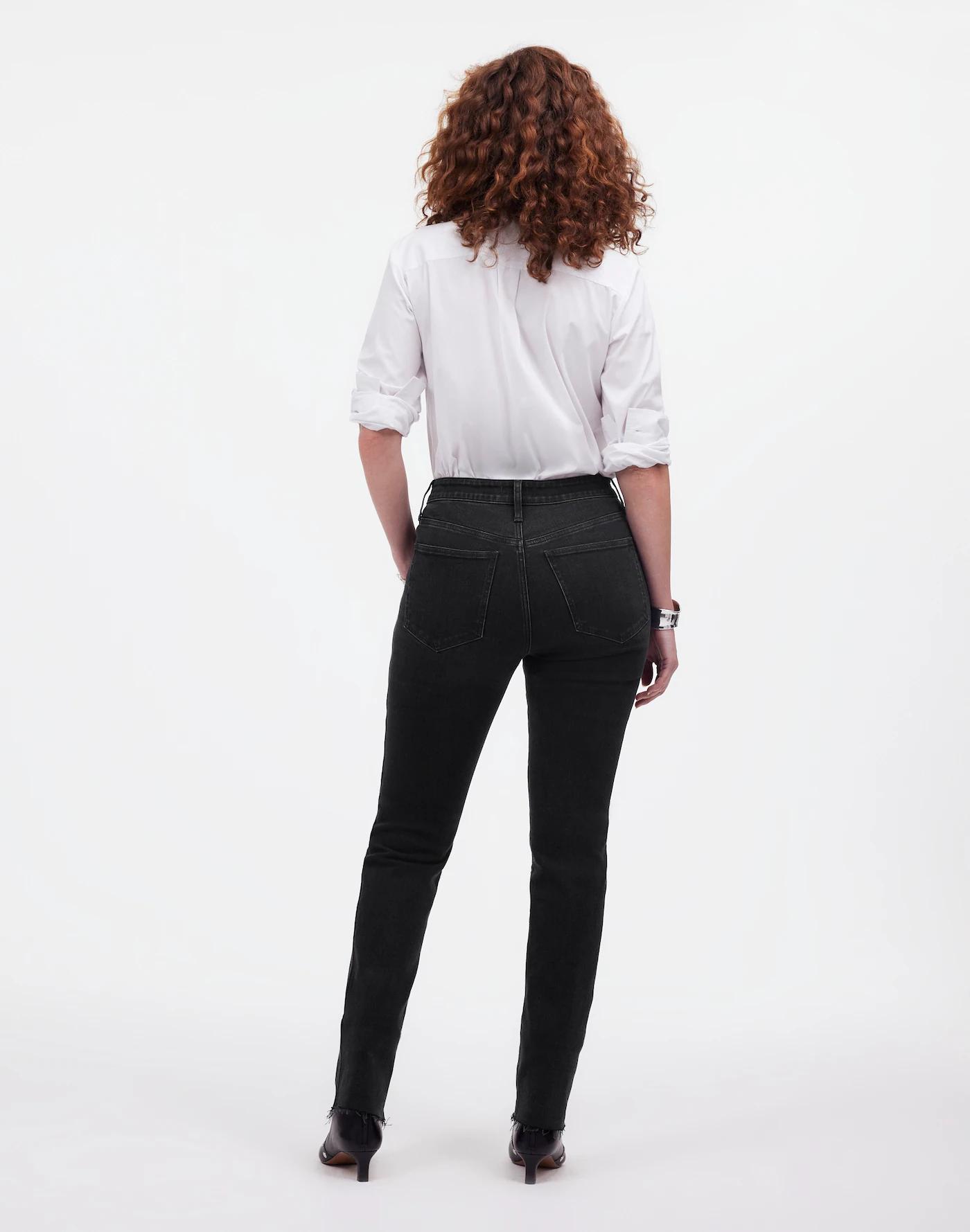 The Petite Curvy Stovepipe Jeans Product Image