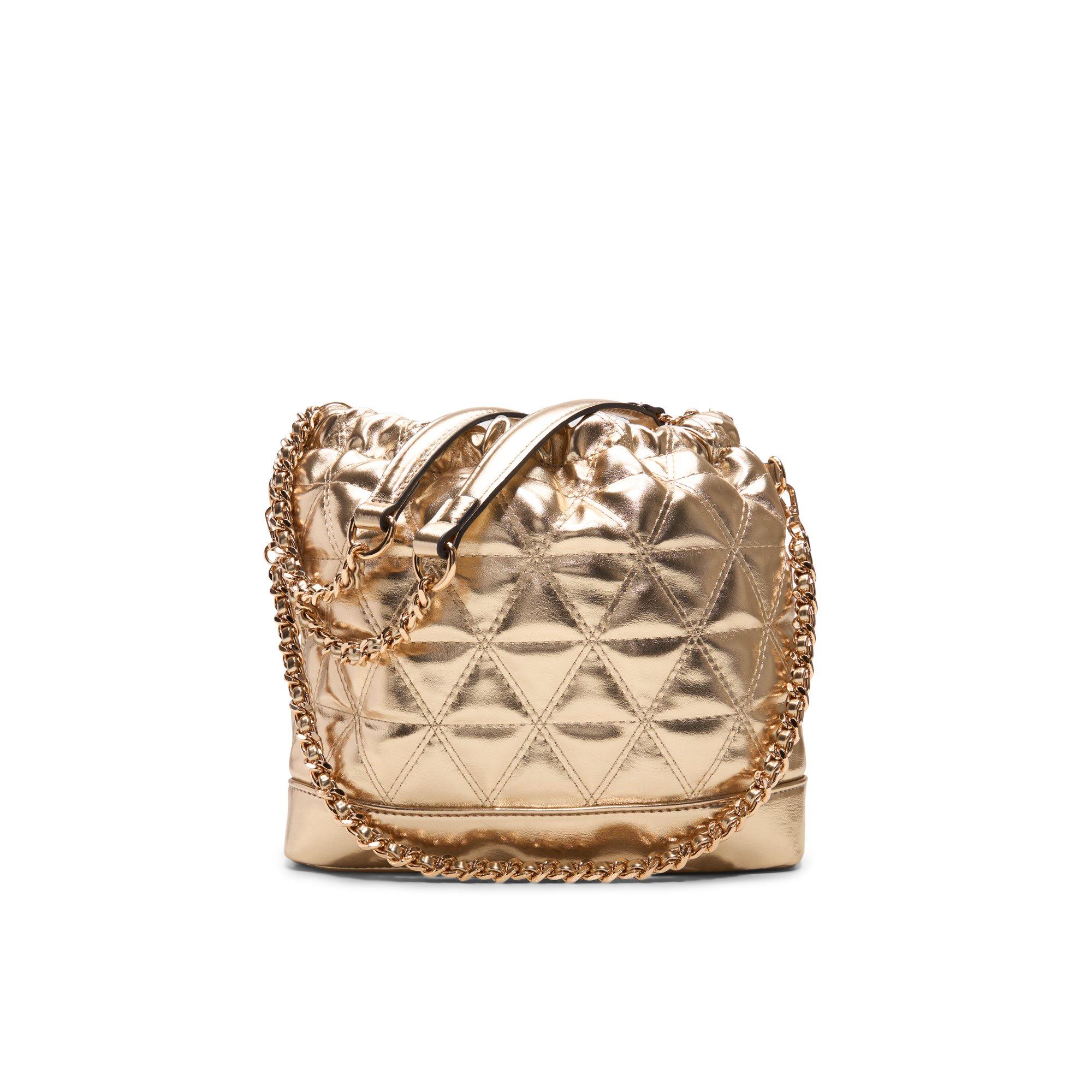 ALDO Janewax - Women's Bucket Bag Handbag - Gold Product Image