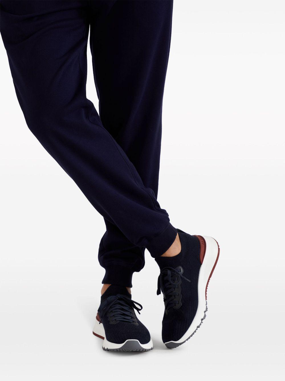 lace-up mesh sneakers Product Image