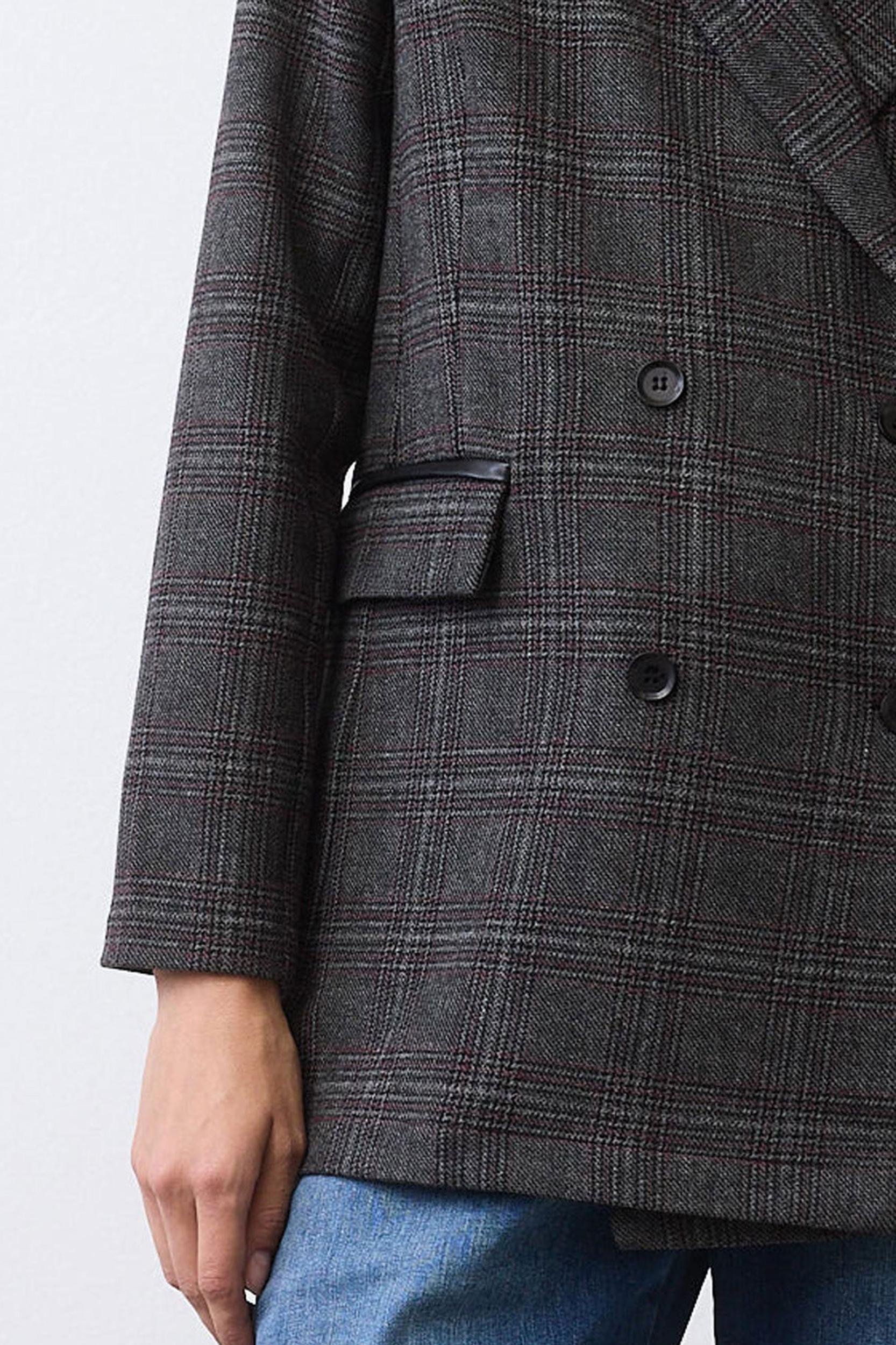 On the Clock Plaid Blazer Product Image