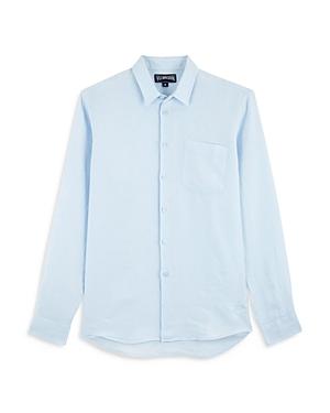 Vilebrequin Men's Solid Linen Shirt Product Image