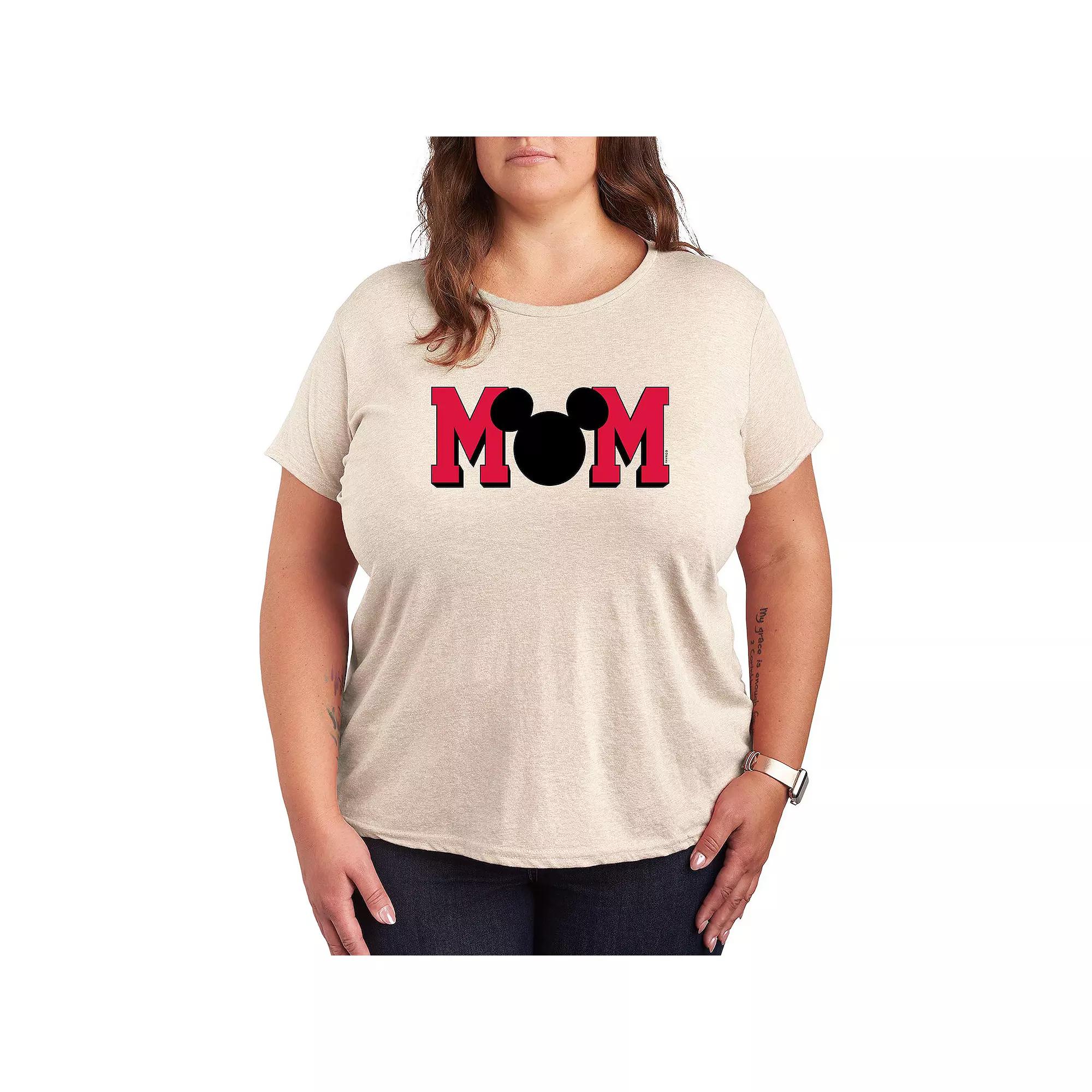 Disney's Mickey Mouse Plus Mom Graphic Tee, Women's,  Product Image