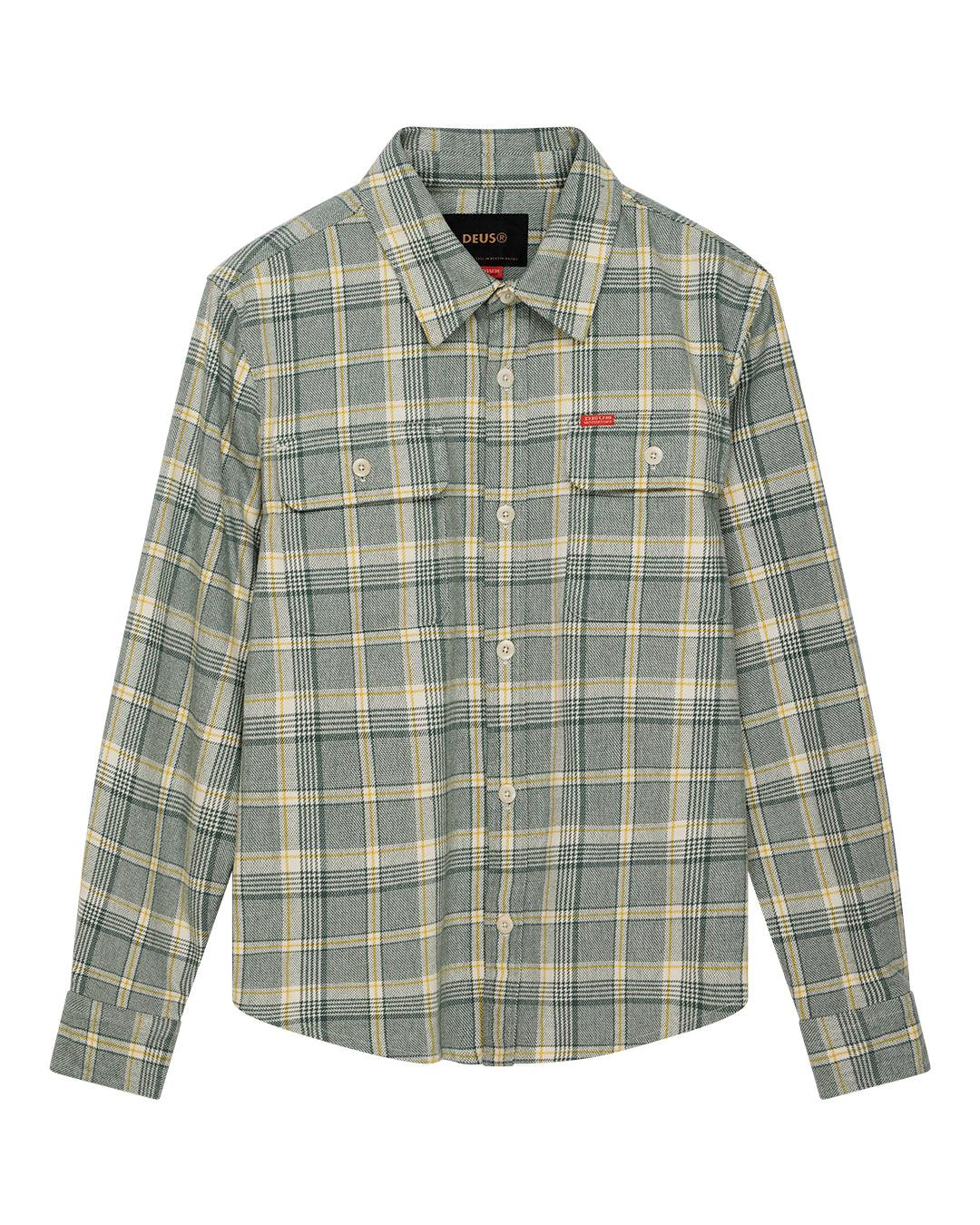Vacay Check Shirt - Tendril Green Product Image