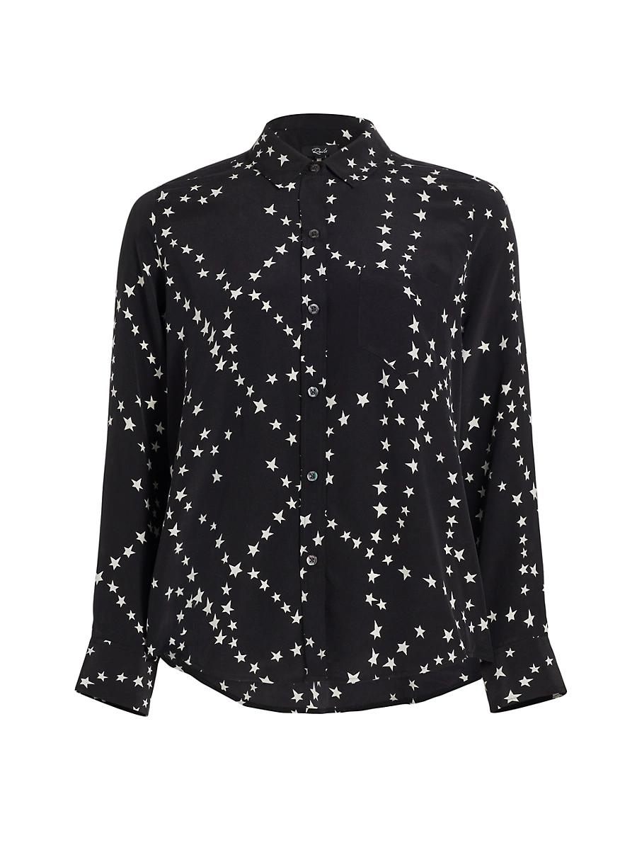 Womens Kate Star Silk Shirt Product Image