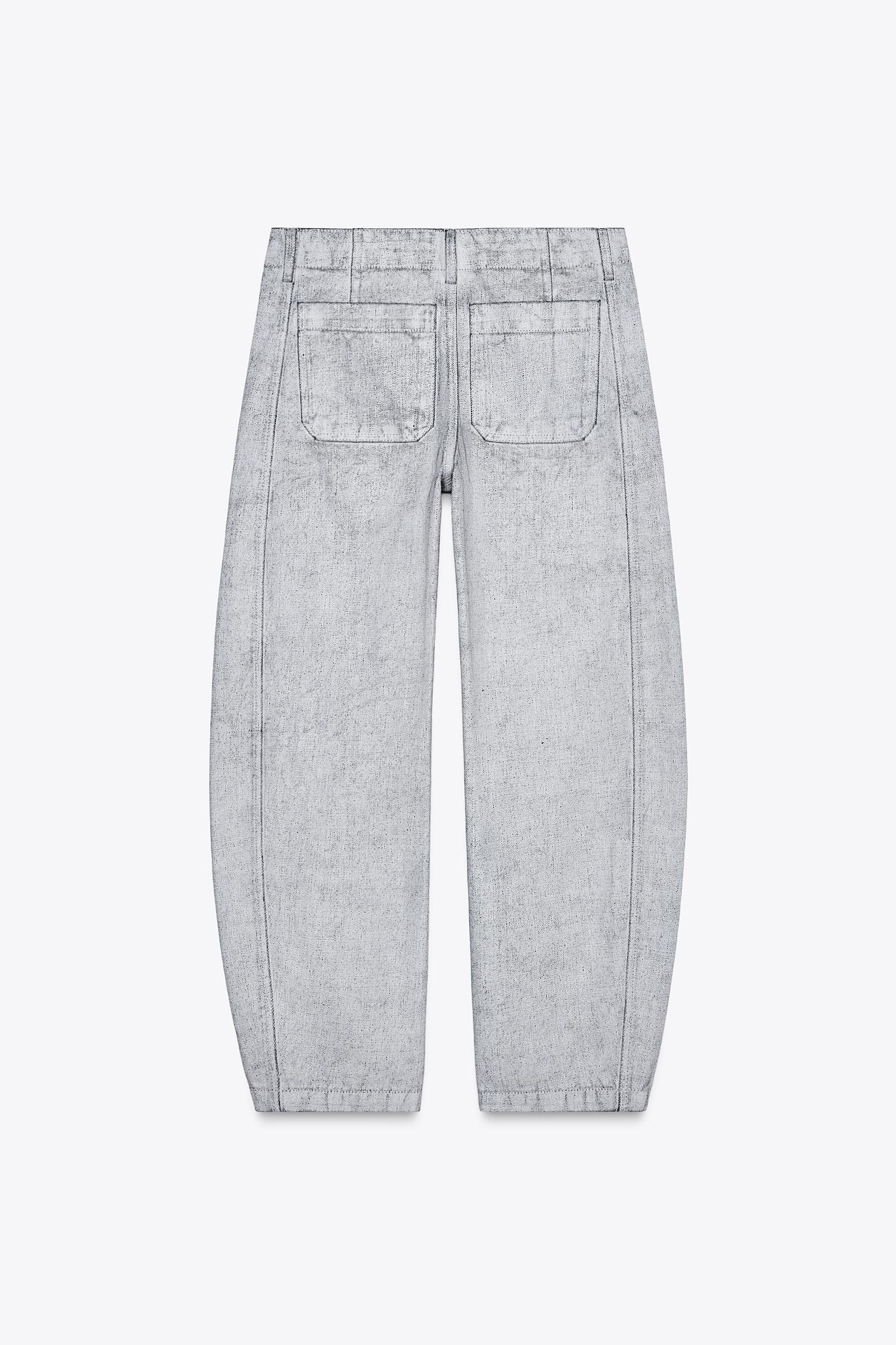 ZW COLLECTION TAPERED COATED MID-RISE JEANS Product Image