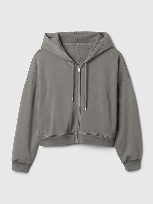 VintageSoft Cropped Hoodie Product Image