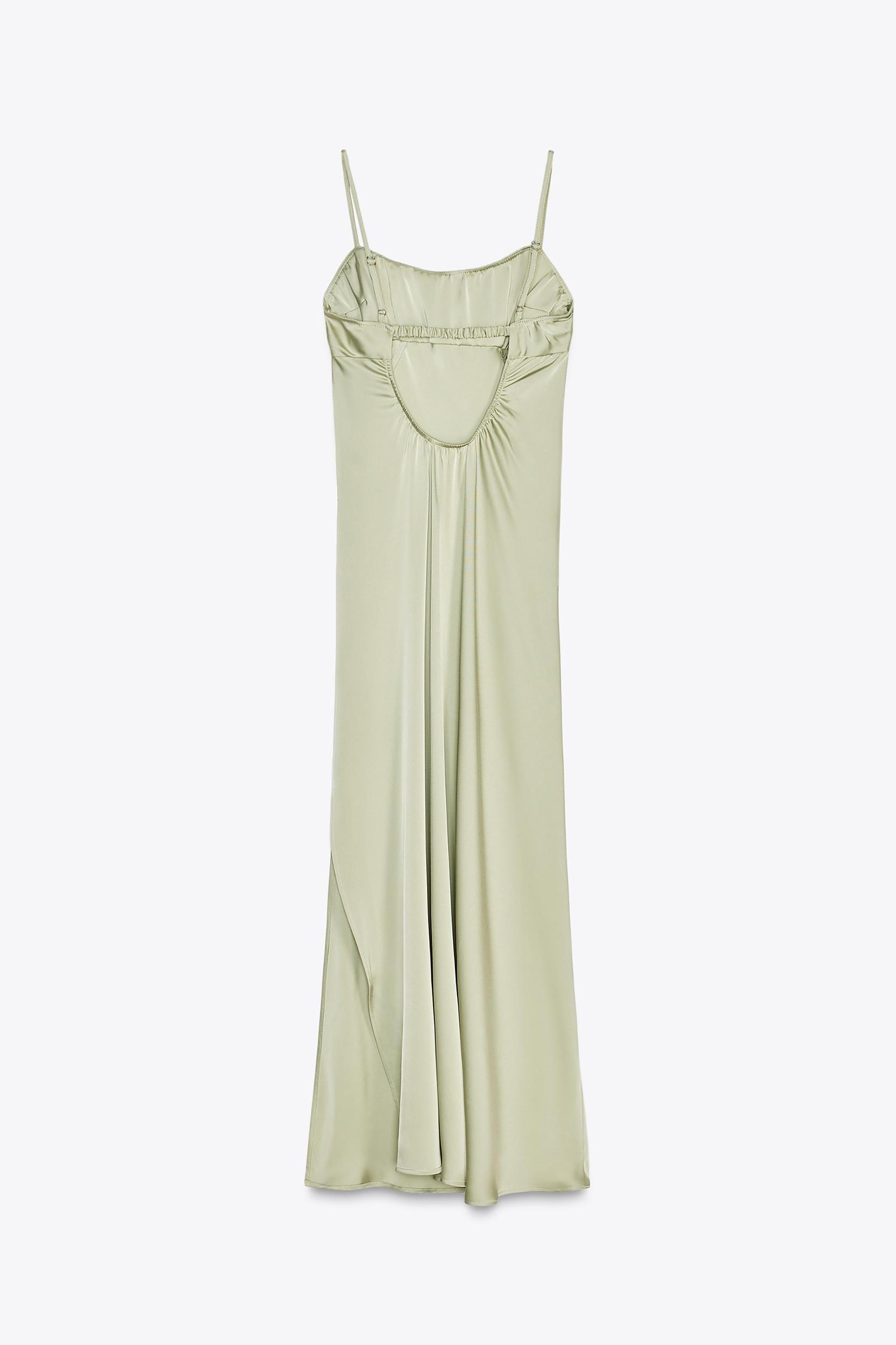 SATIN SLIP DRESS Product Image