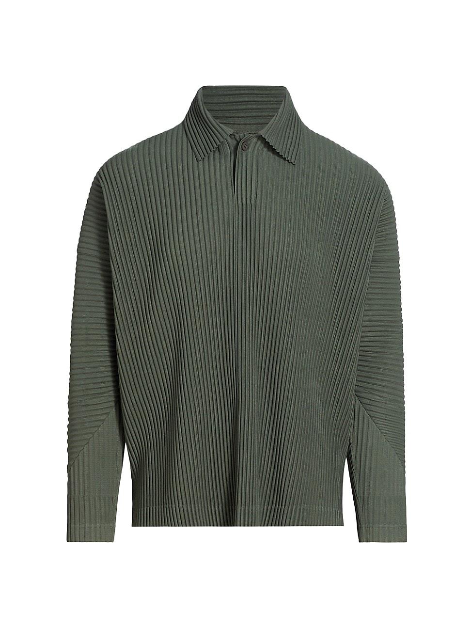 Mens MC October Pleated Polo Shirt Product Image