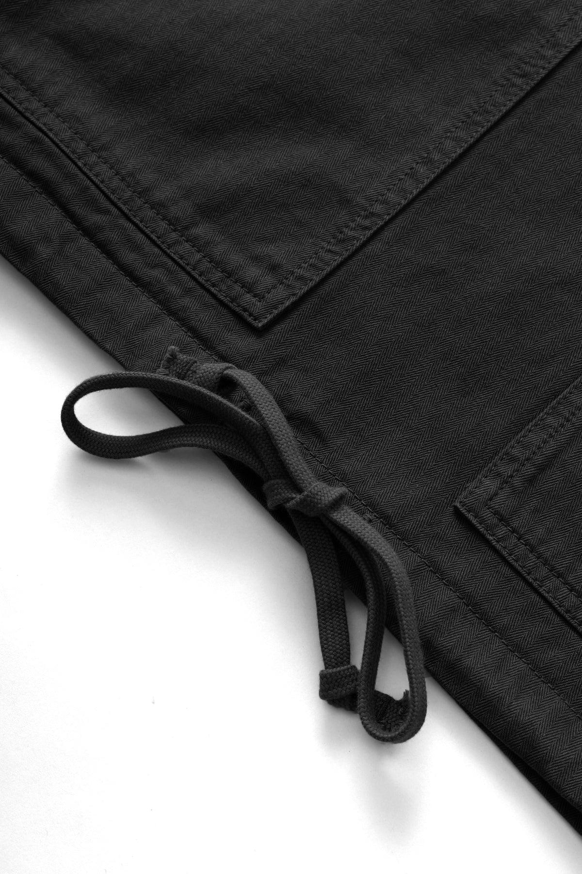 Herringbone Market Smock - Black Product Image
