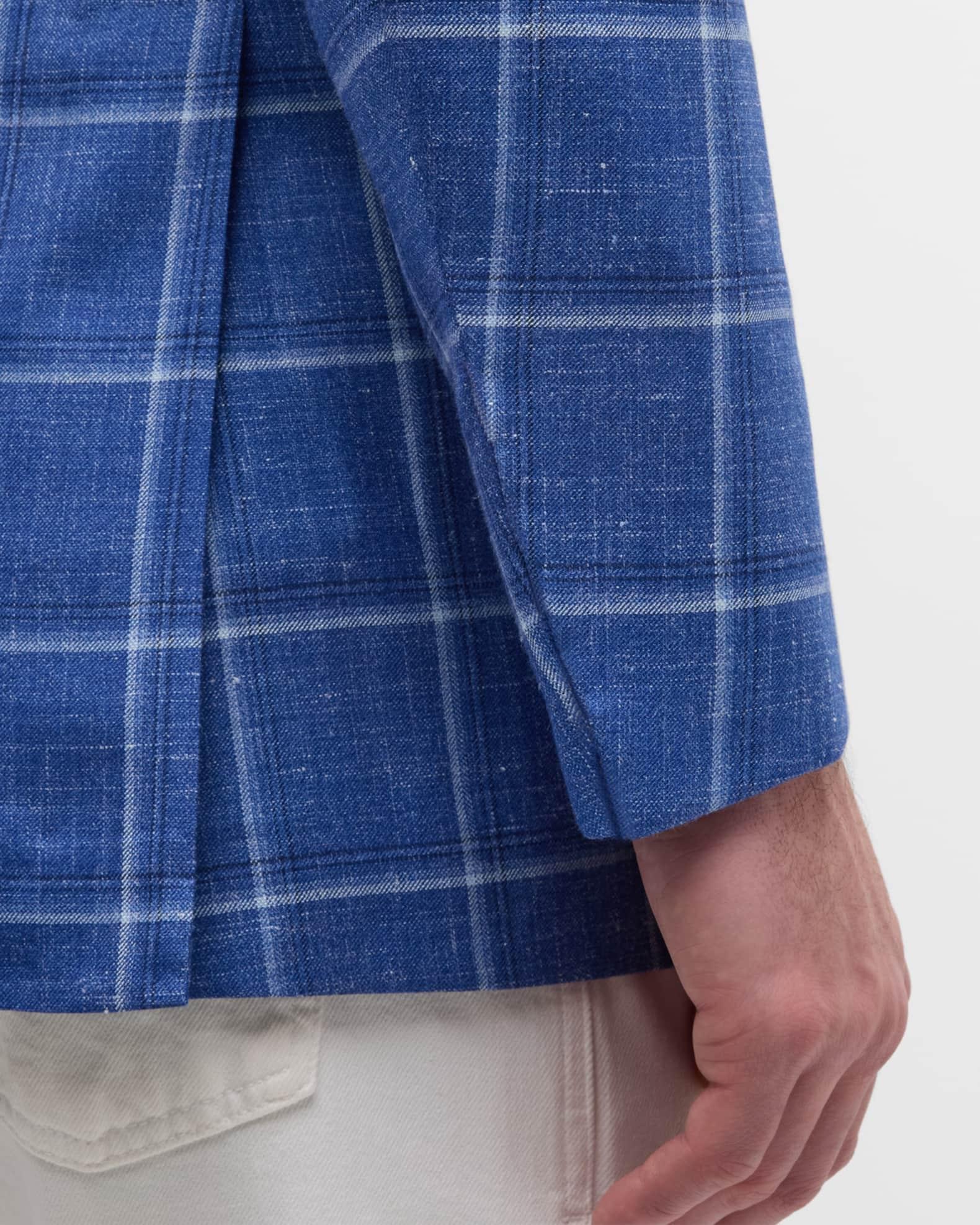 Men's Plaid Cashmere-Blend Sport Coat Product Image