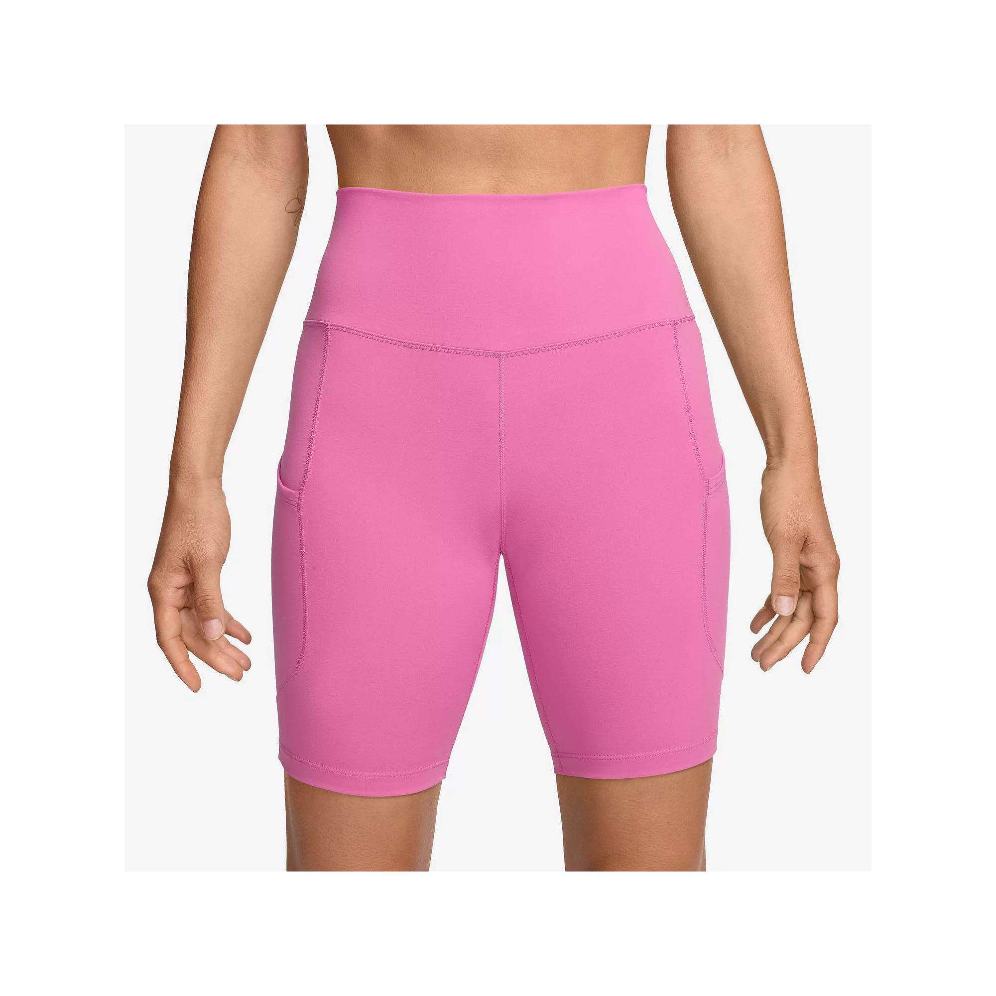 Women's Nike One 8-in. High-Waisted Pocketed Biker Shorts,  Product Image